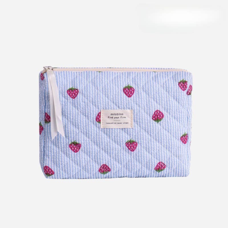 Candy Color Sweet Large Capacity Cosmetic Bag