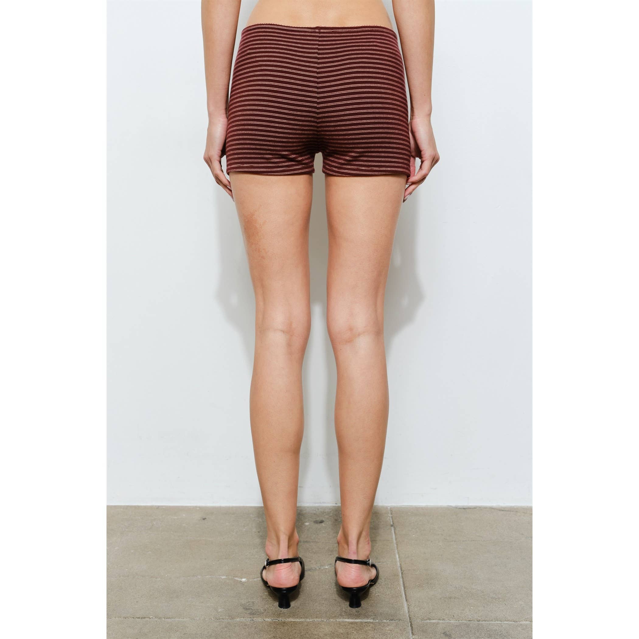 Renata Striped Knit Shorts