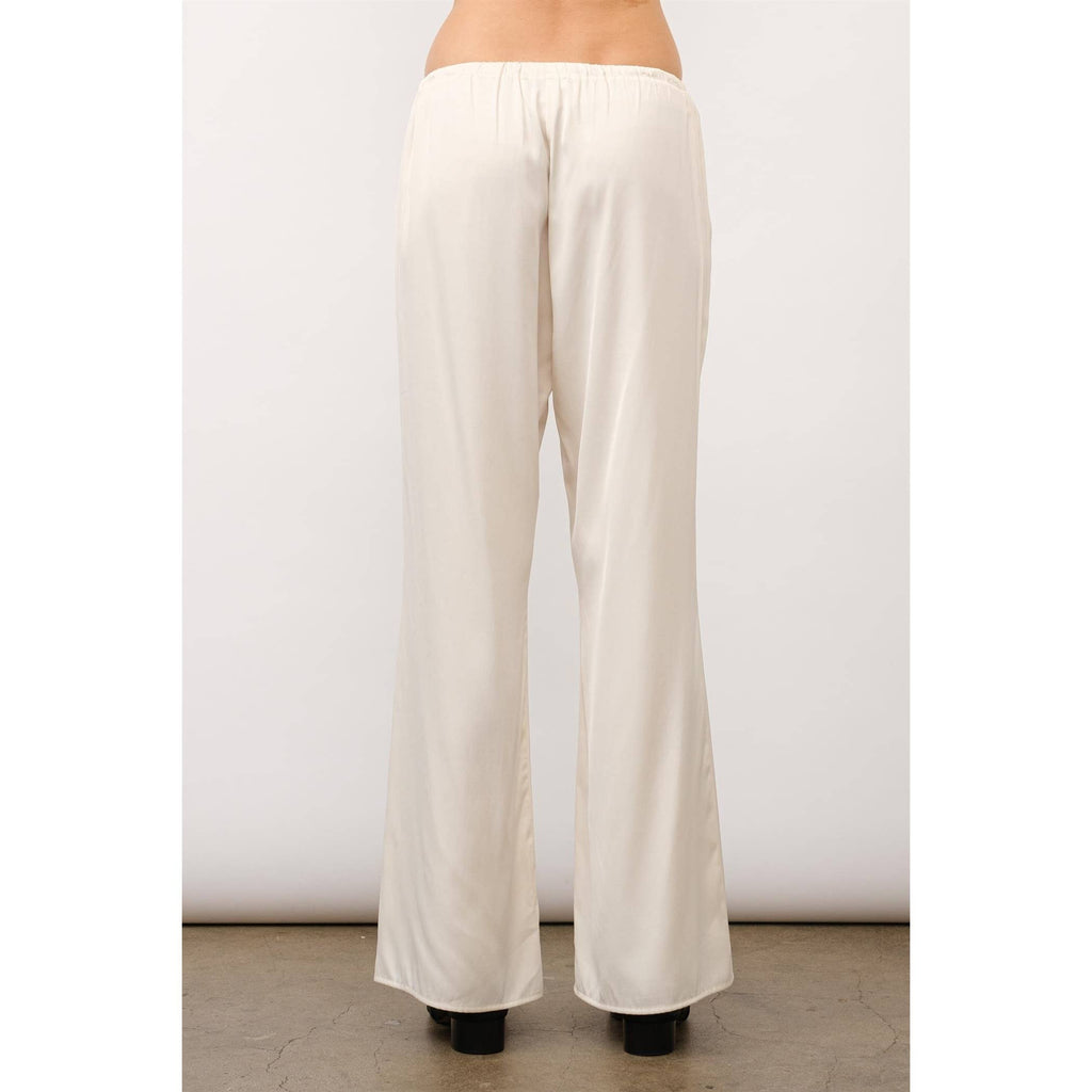 Cordelia Satin Drawstring Lounge Pants