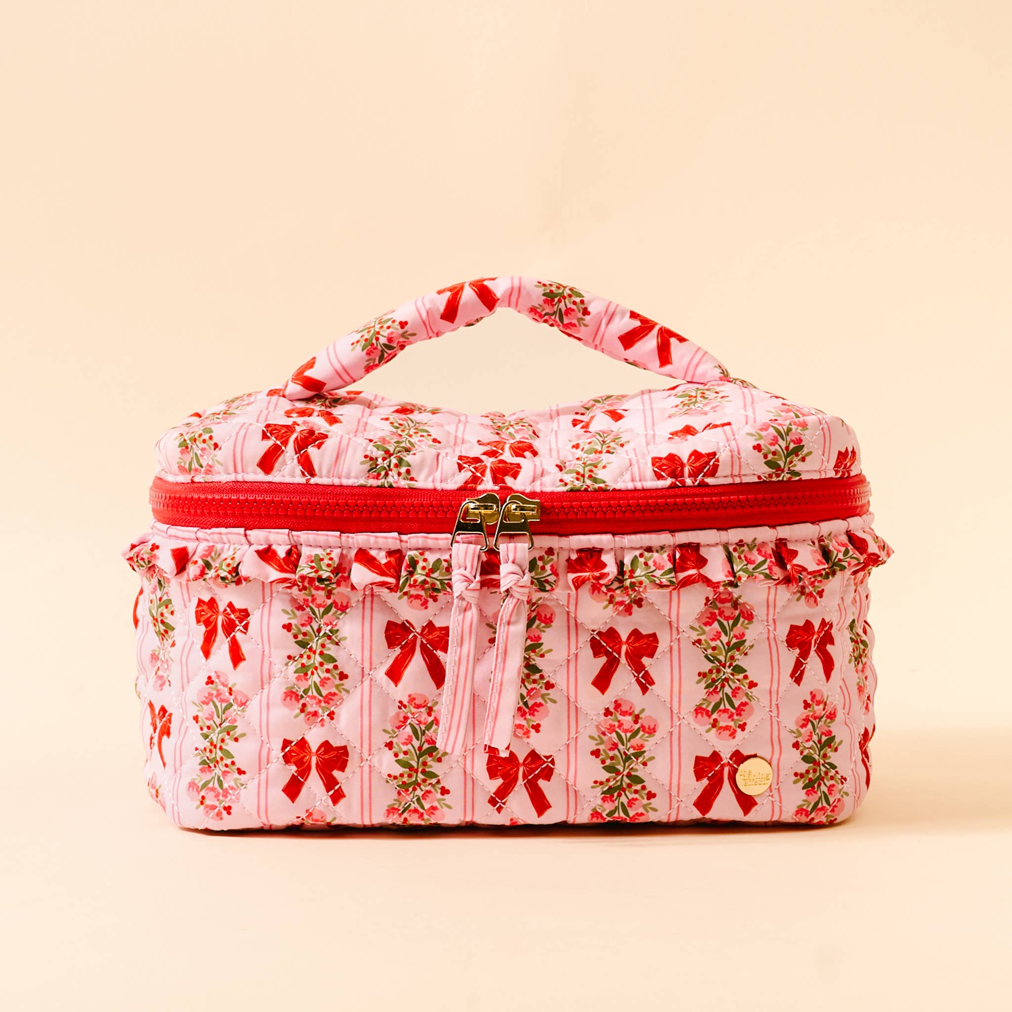 Quilted Cosmetic Bag-Oh So Merry