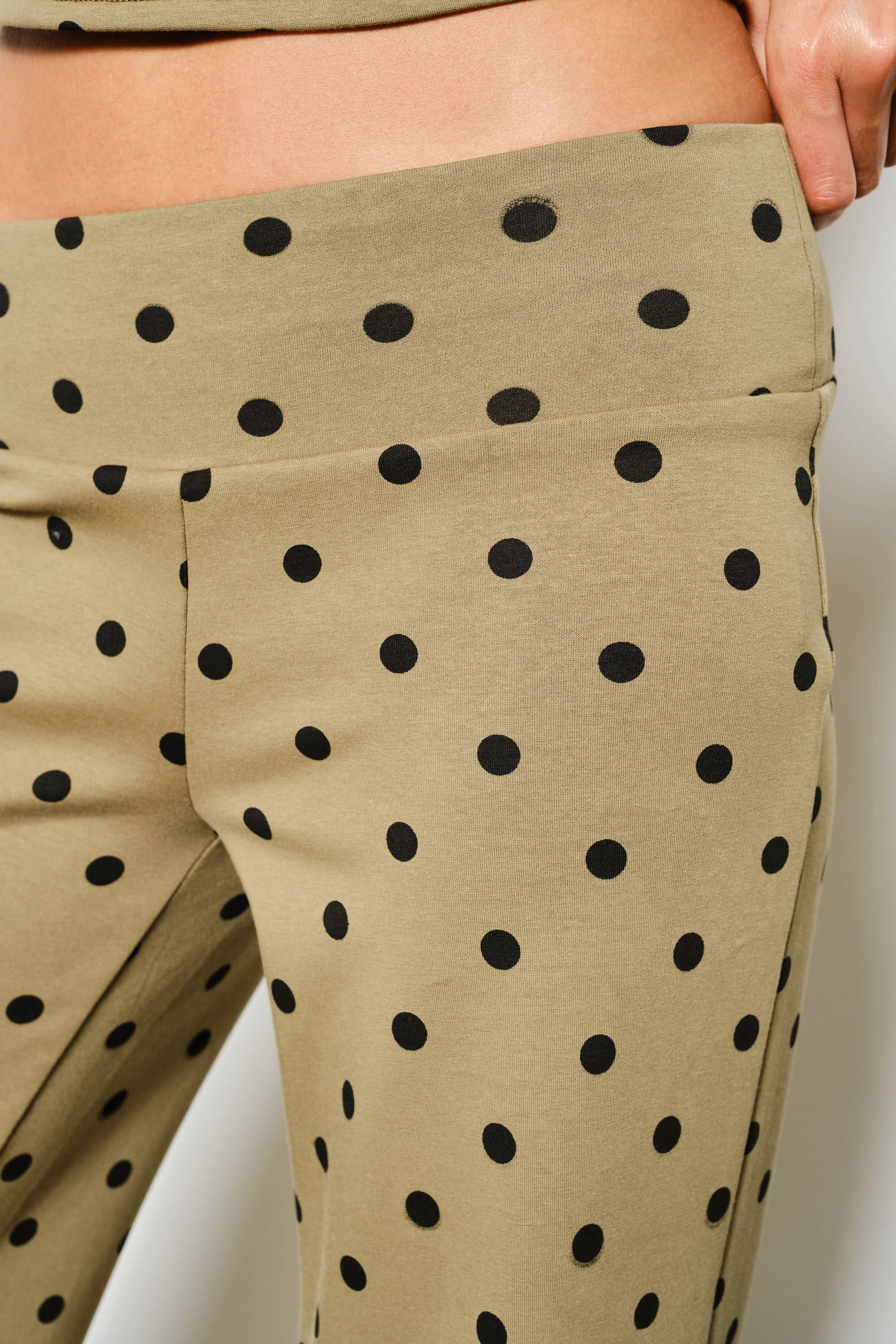 DUKE POLKA DOT FOLDOVER PANTS