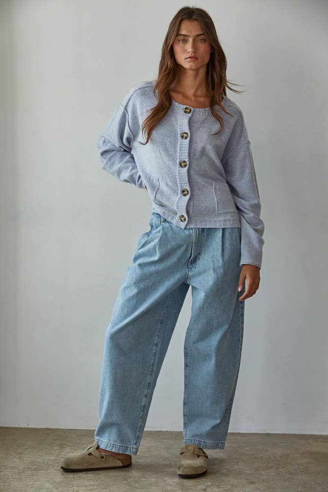 Knit Sweater Light Weight Cardigan