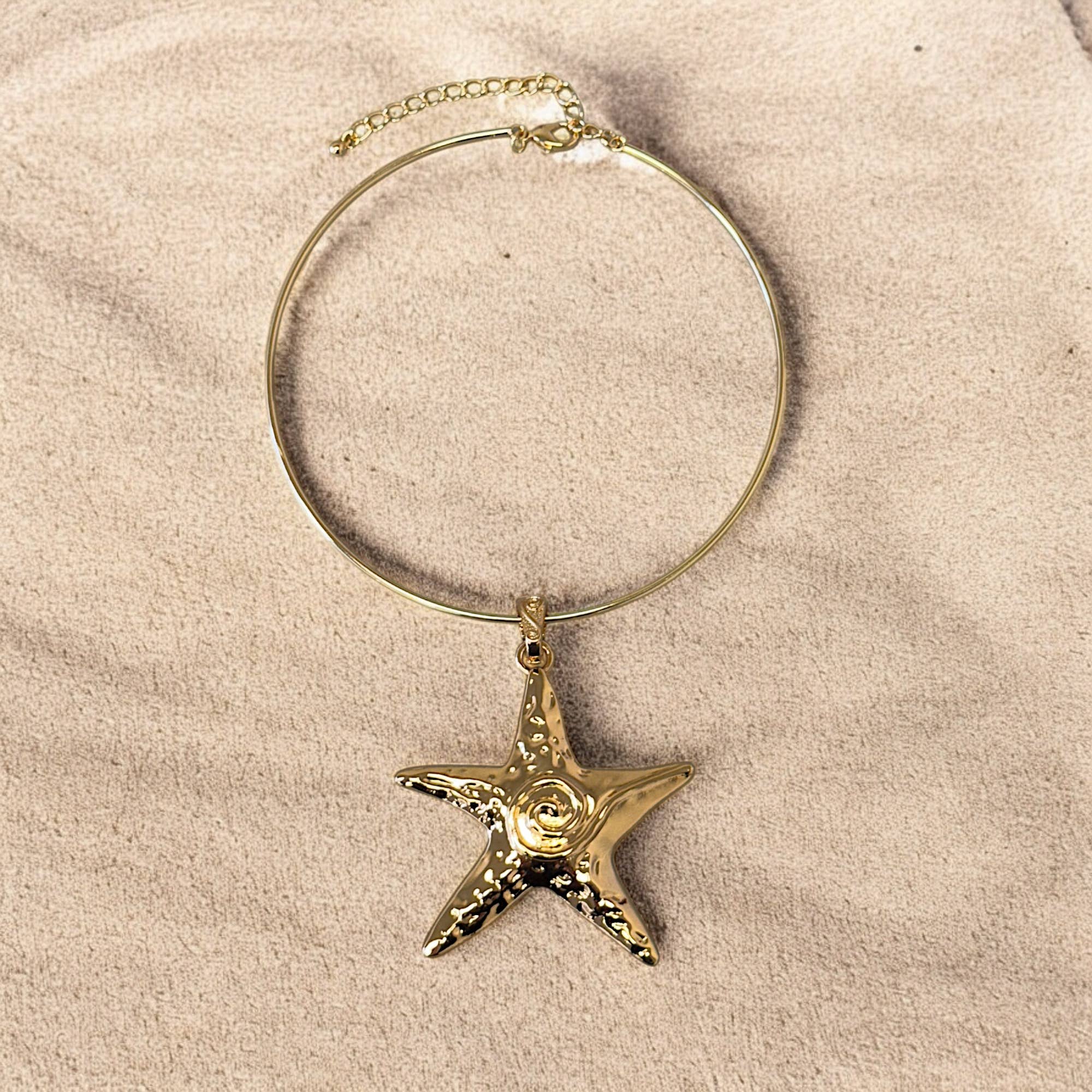 Starfish Necklace | Beach Necklace | Spring | Gold | Boho