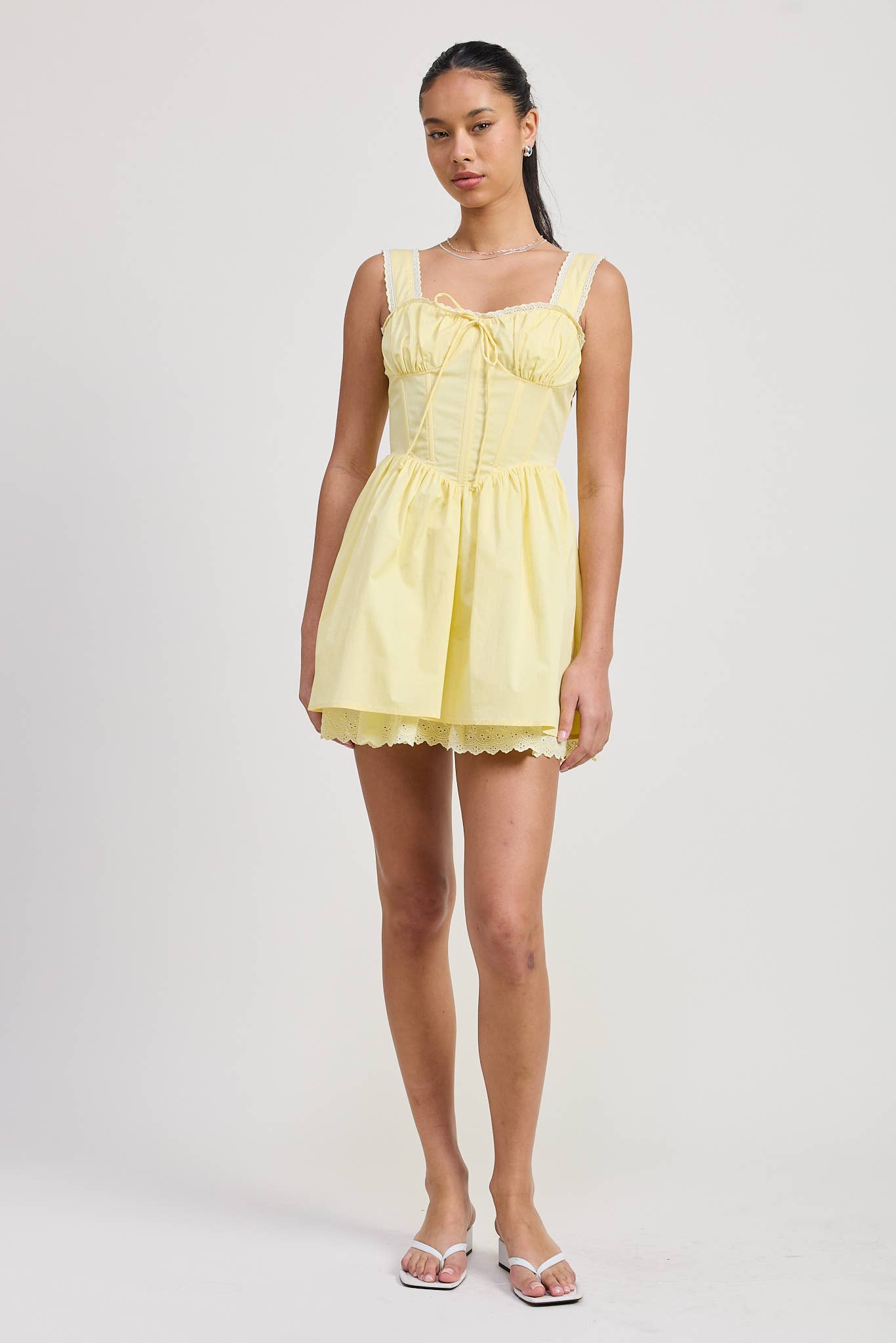 MINI LACE CORSET DRESS