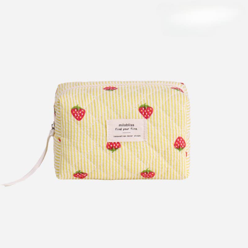 Candy Color Sweet Large Capacity Cosmetic Bag