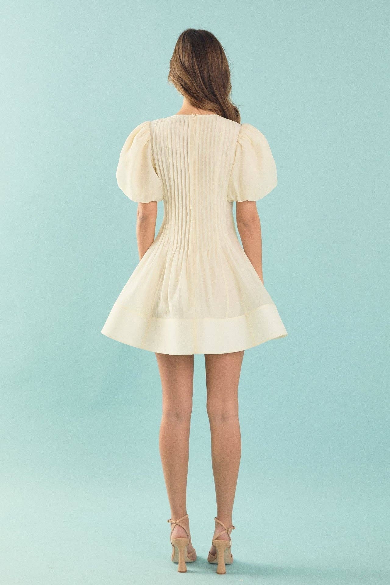 BRIDGET PINTUCK MINI DRESS