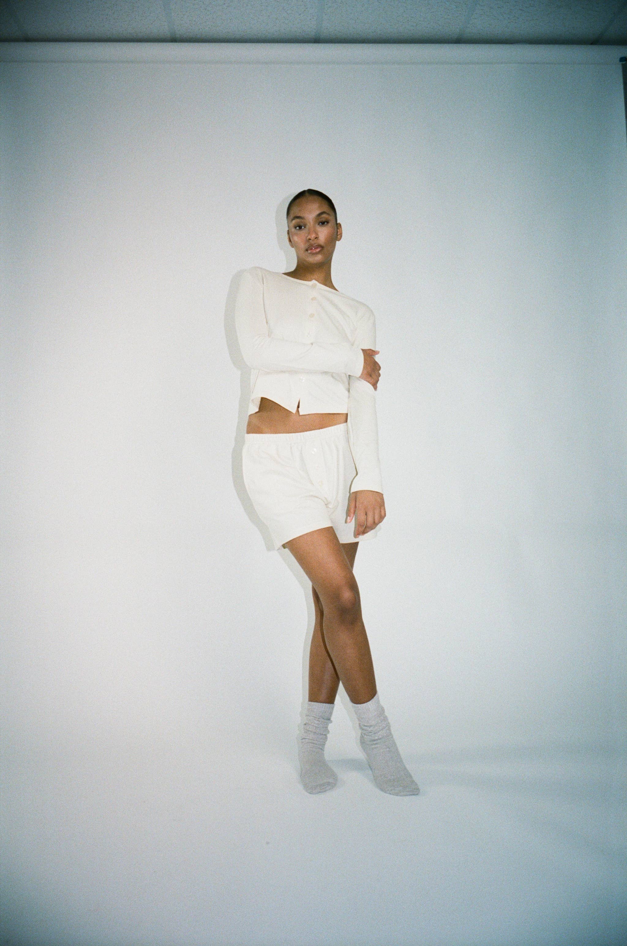 Soft Shorts Cream