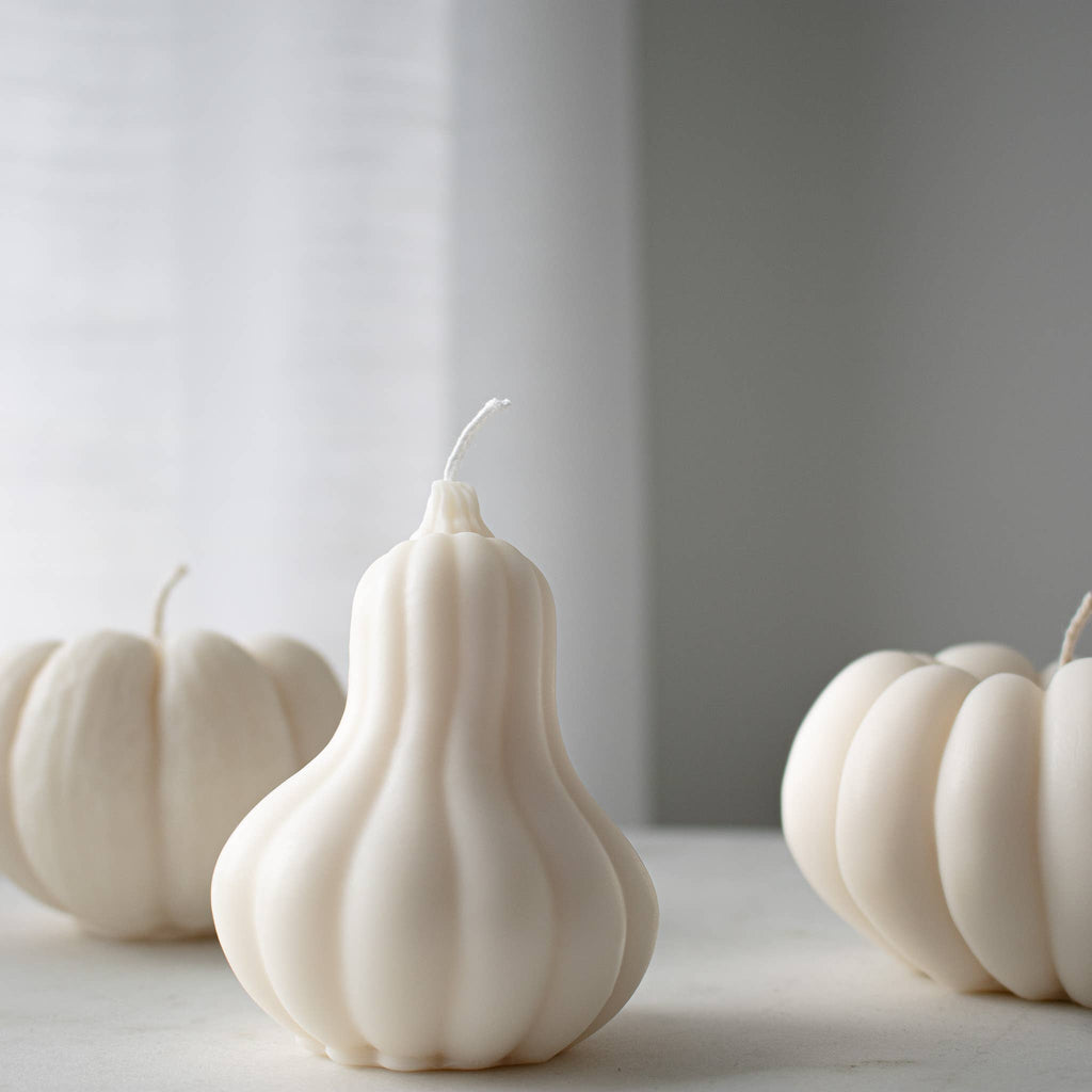 Pumpkin Shaped Soy Candle
