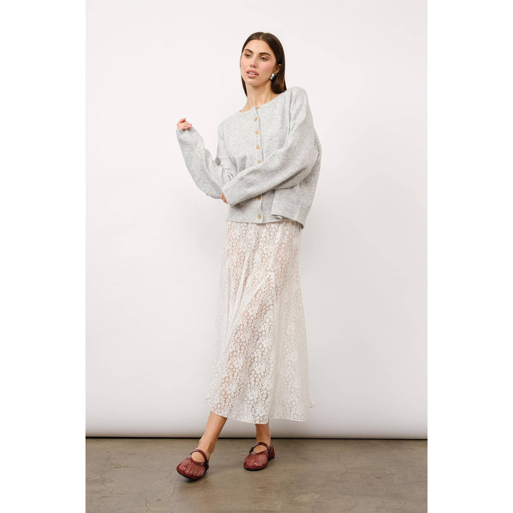 Merit Everyday Cardigan in Heather Grey