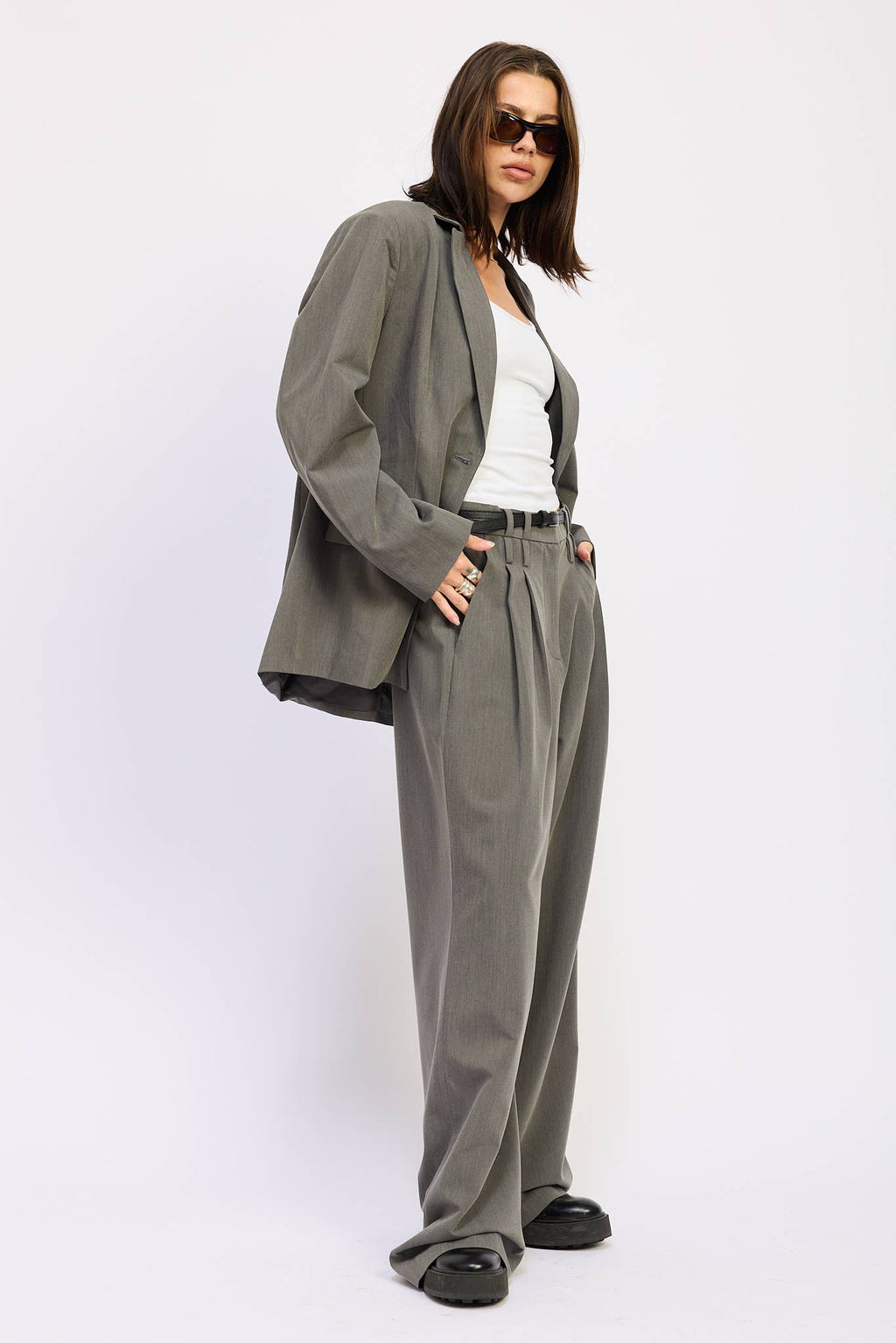 High Waist Trouser with Belt