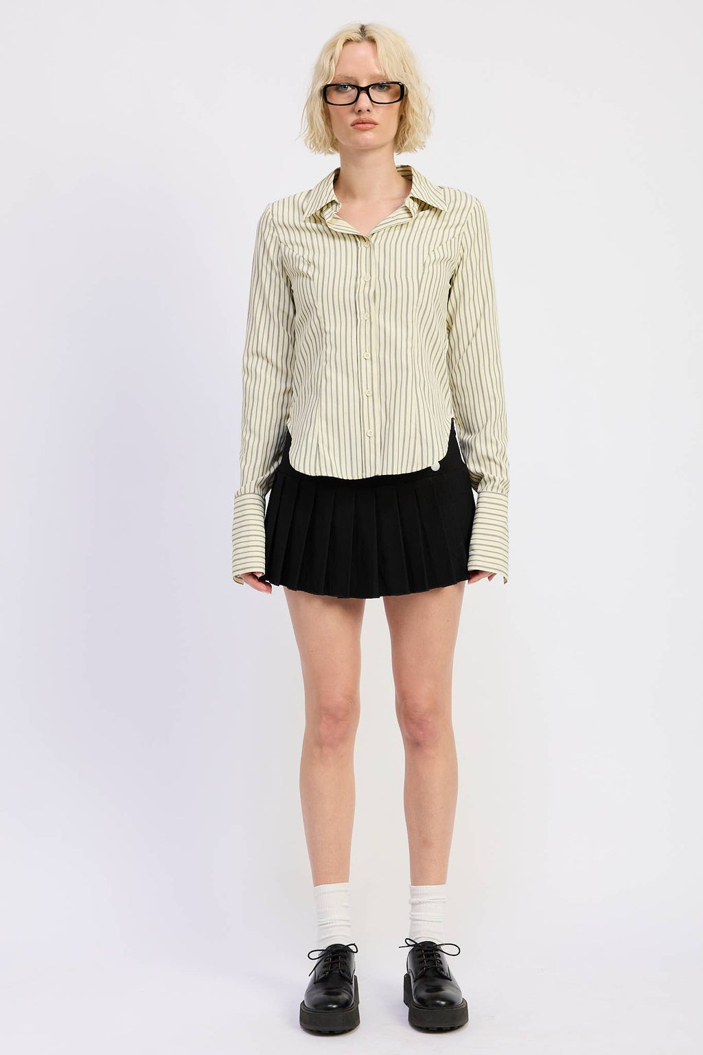 Button Down Striped Shirt