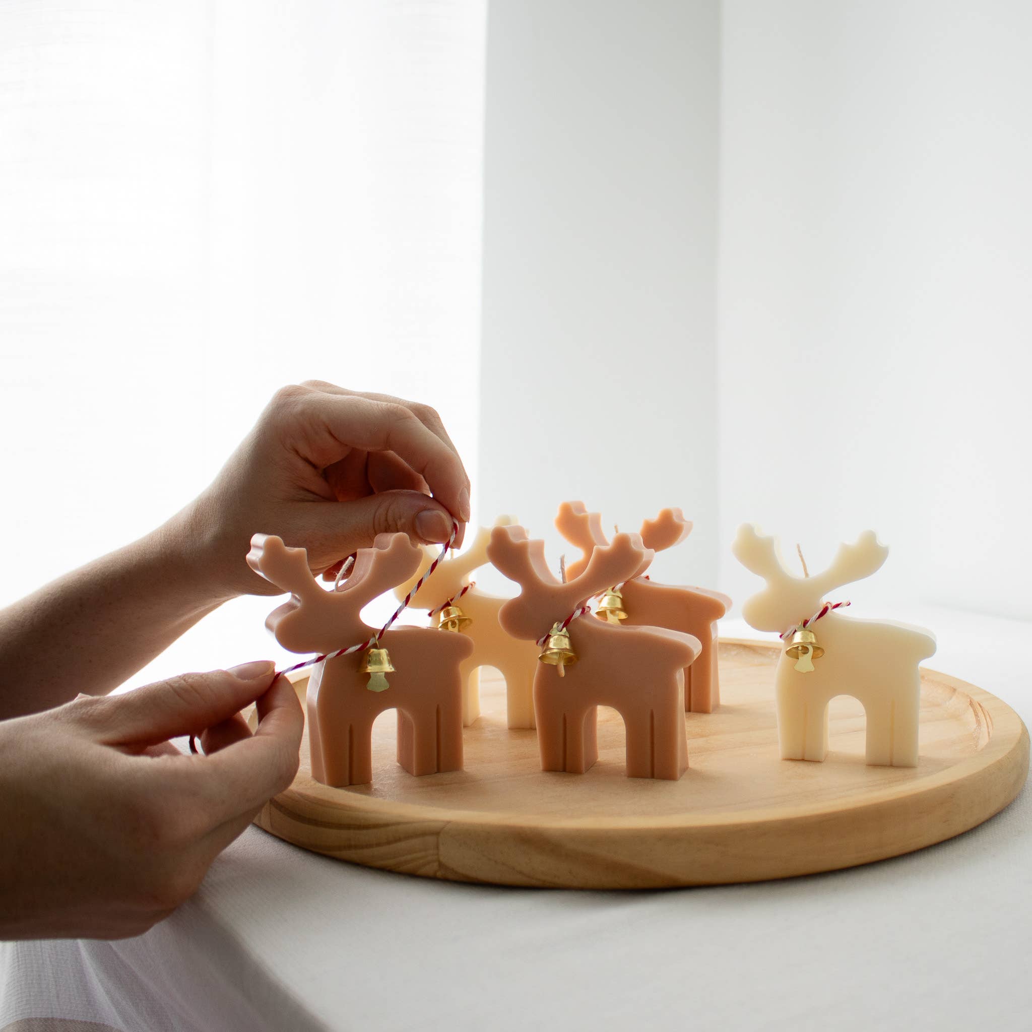 Moose shaped candle | Christmas Soy Candles | Wholesale