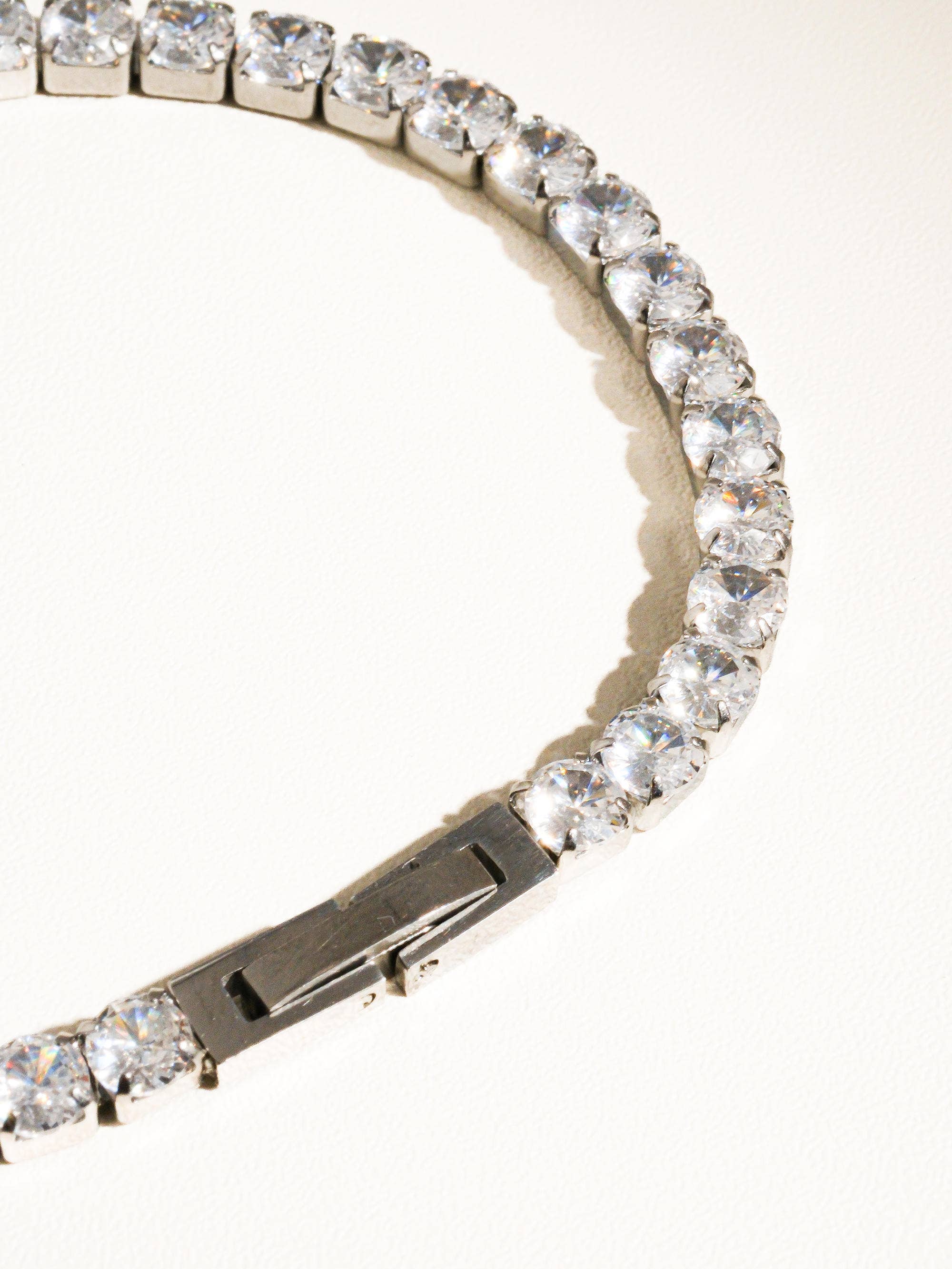 RENÉ NON-TARNISH RHINESTONE BRACELET