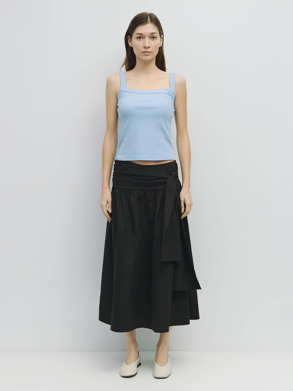 The Ruth Skirt | Tie-Waist Midi Dress