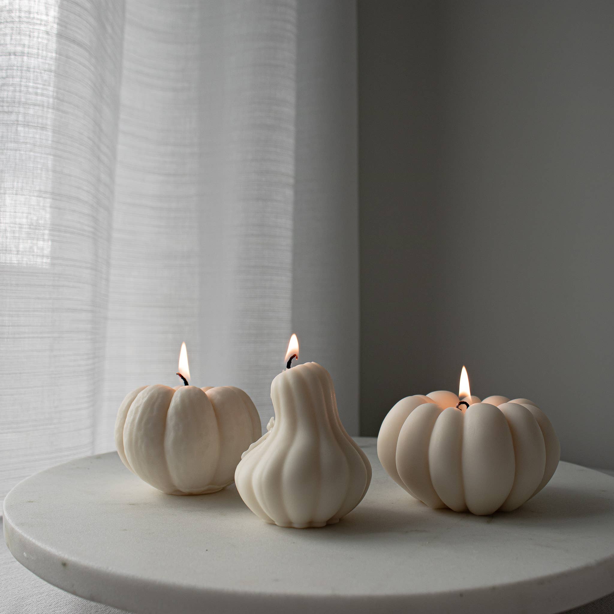 Pumpkin Shaped Soy Candle