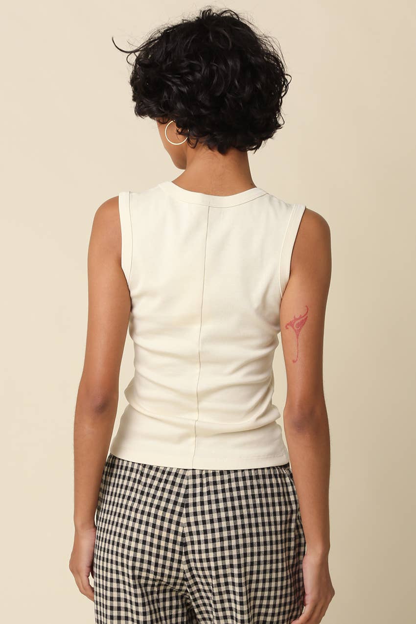 KENNY V - NECK FITTED TANK
