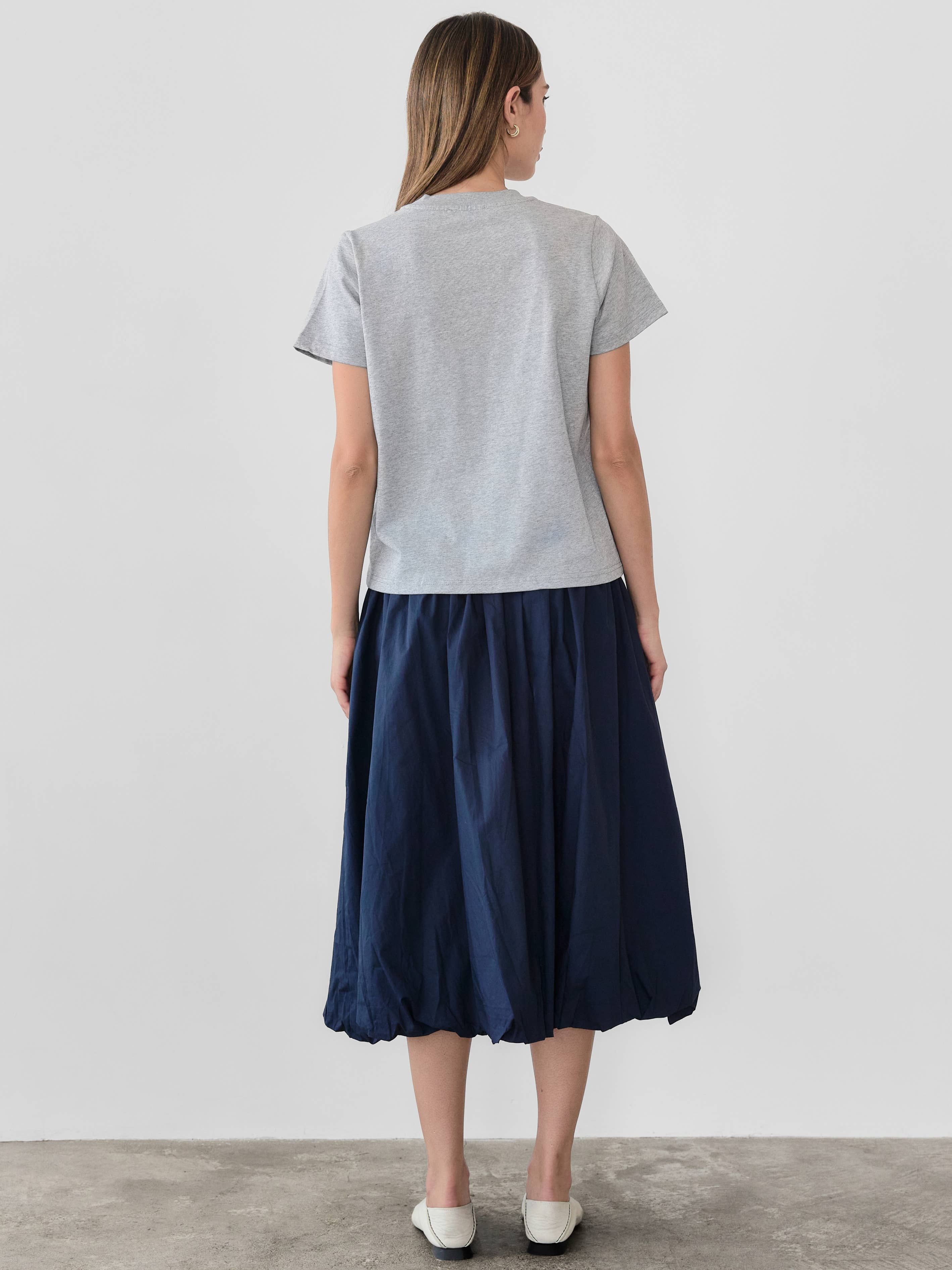 The Lanie Long Top | Casual Comfort Staple Tee