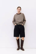 The Jae Sweater | Striped Relaxed Knit Crewneck Sweater
