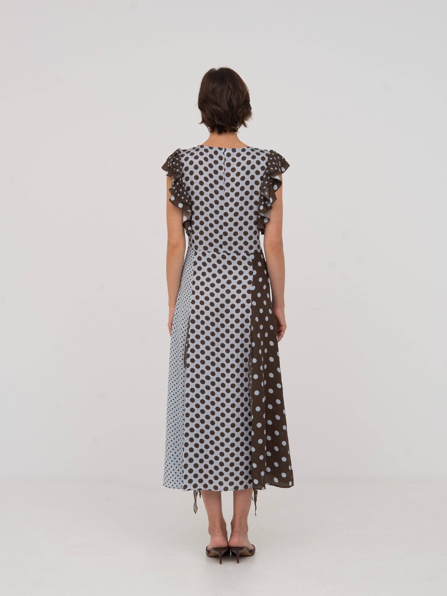 Blue Polka Dot Dress