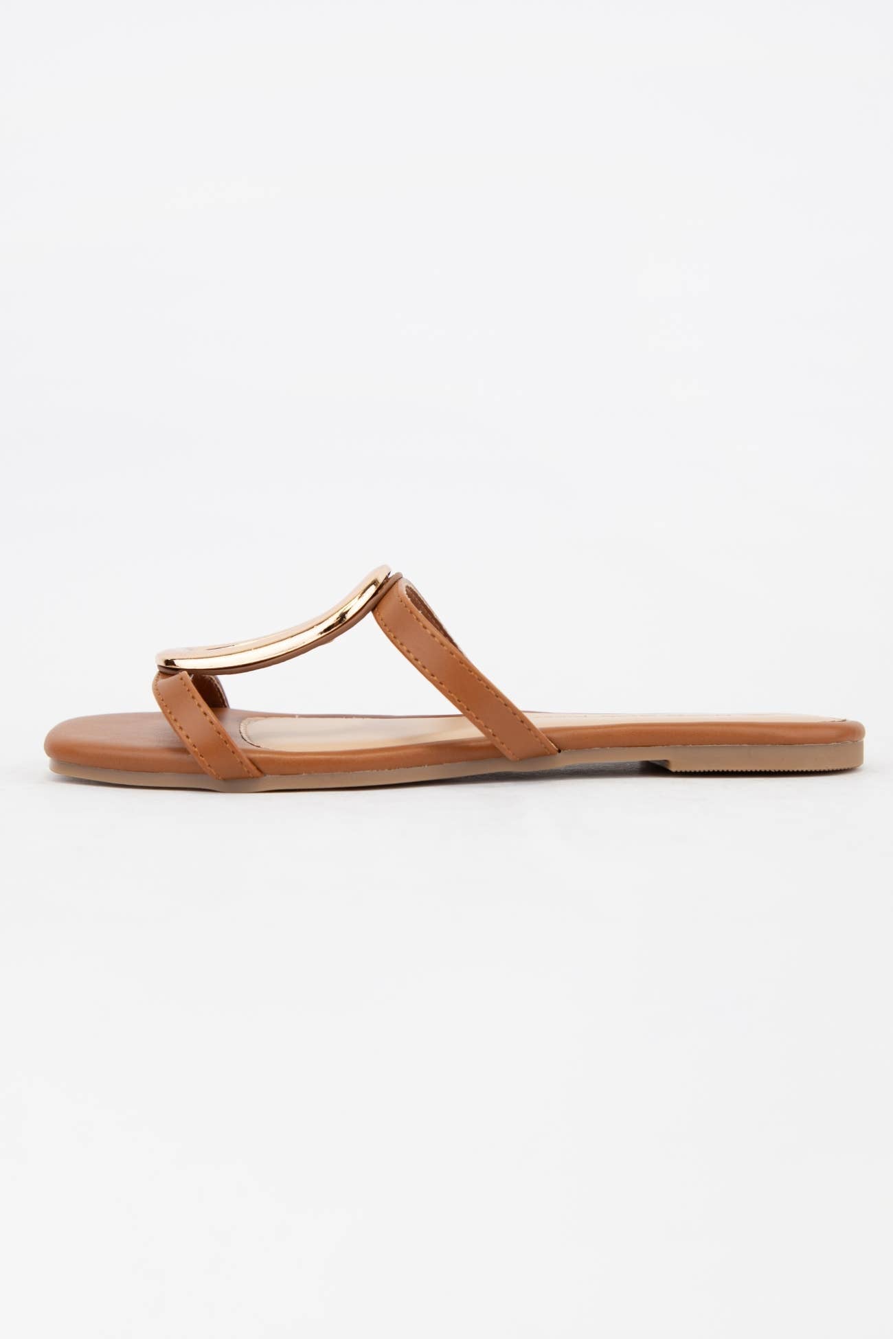 BARSA-01 GOLDEN EMBELLISHMENT DOUBLE STRAP SANDAL