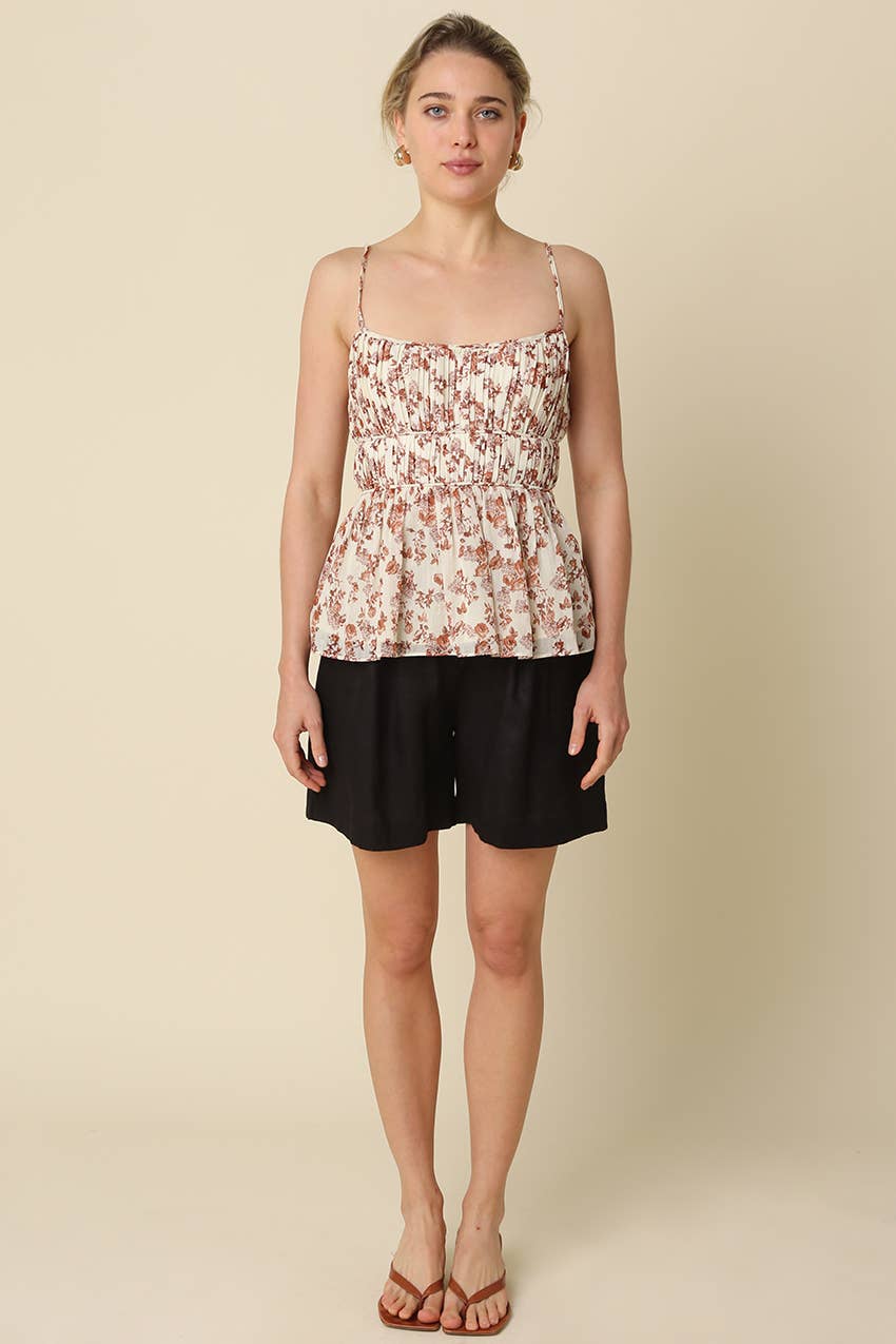 LAMI ESSENTIAL FLOW LINEN SHORTS