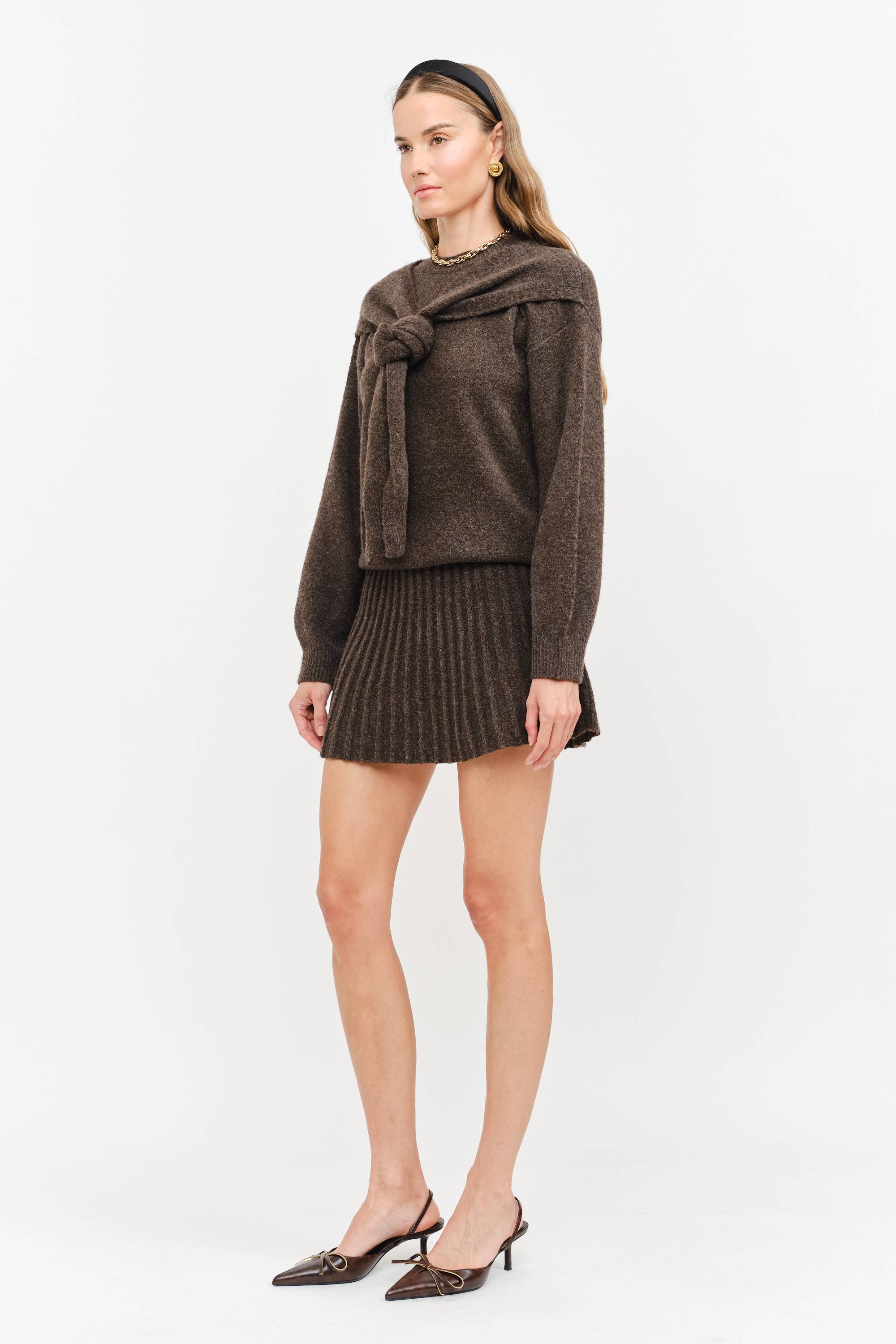 BEAU MOCHA SWEATER