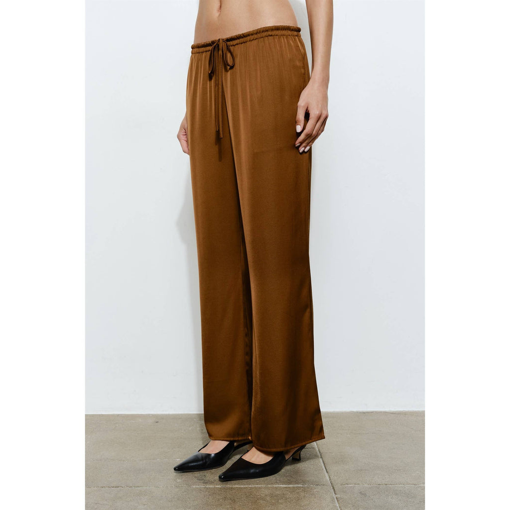 Cordelia Satin Drawstring Lounge Pants