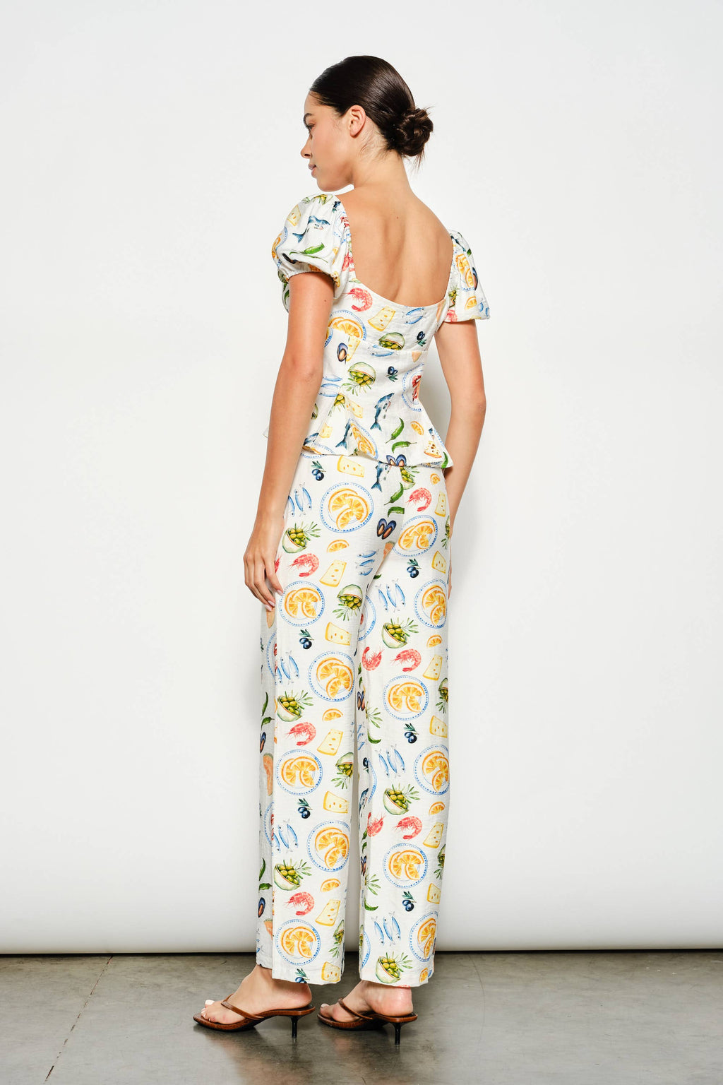 MADDOX PICNIC PRINT PANTS