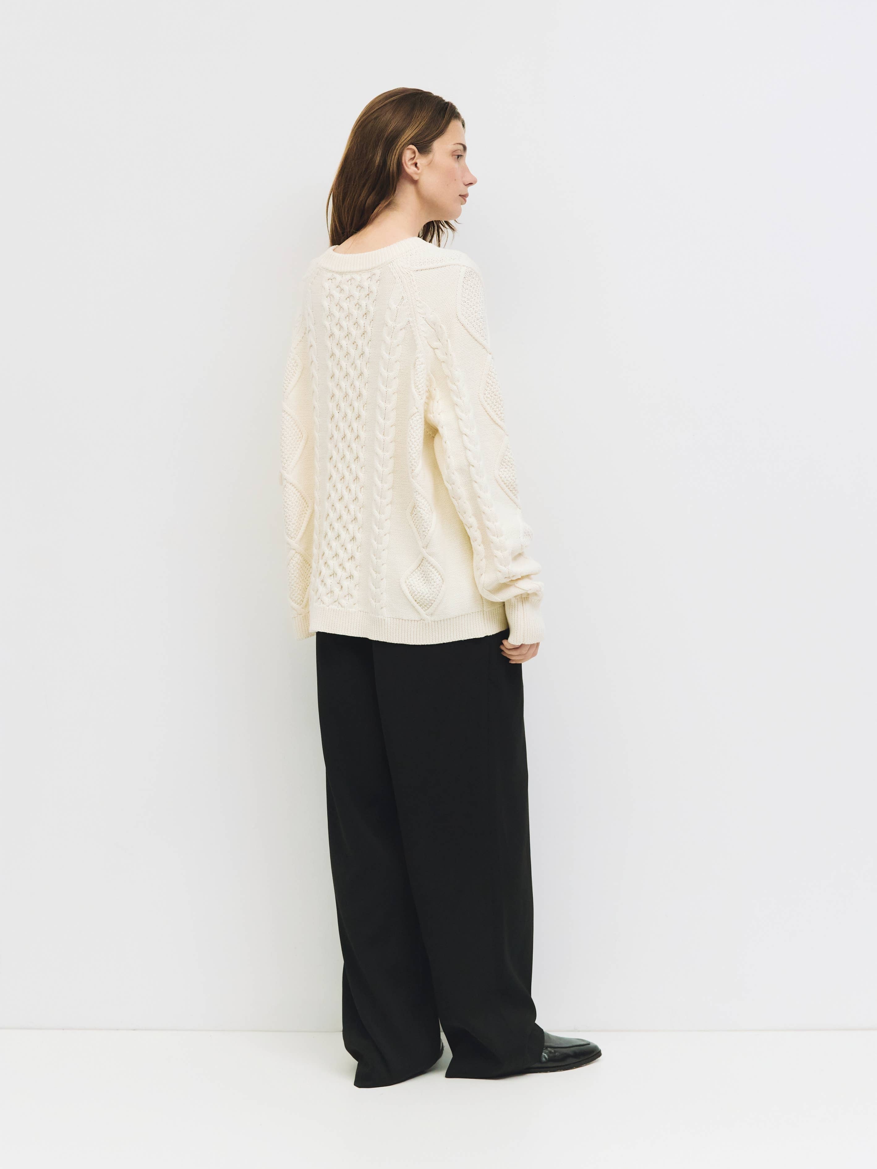 The Hallie Sweater | Women's Cable Knit Sweater