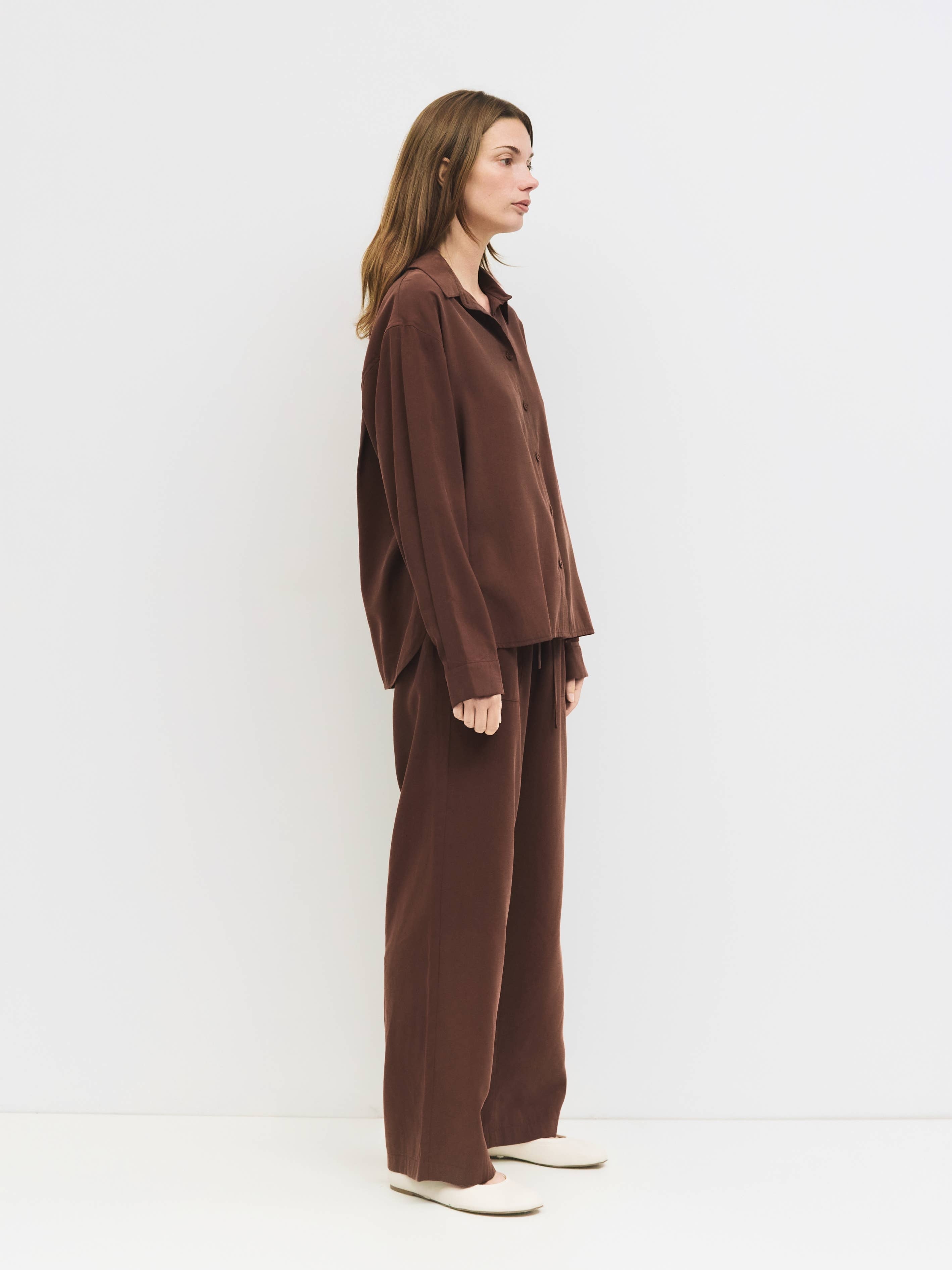 The Ellis Pants | Brushed Straight Leg Pants