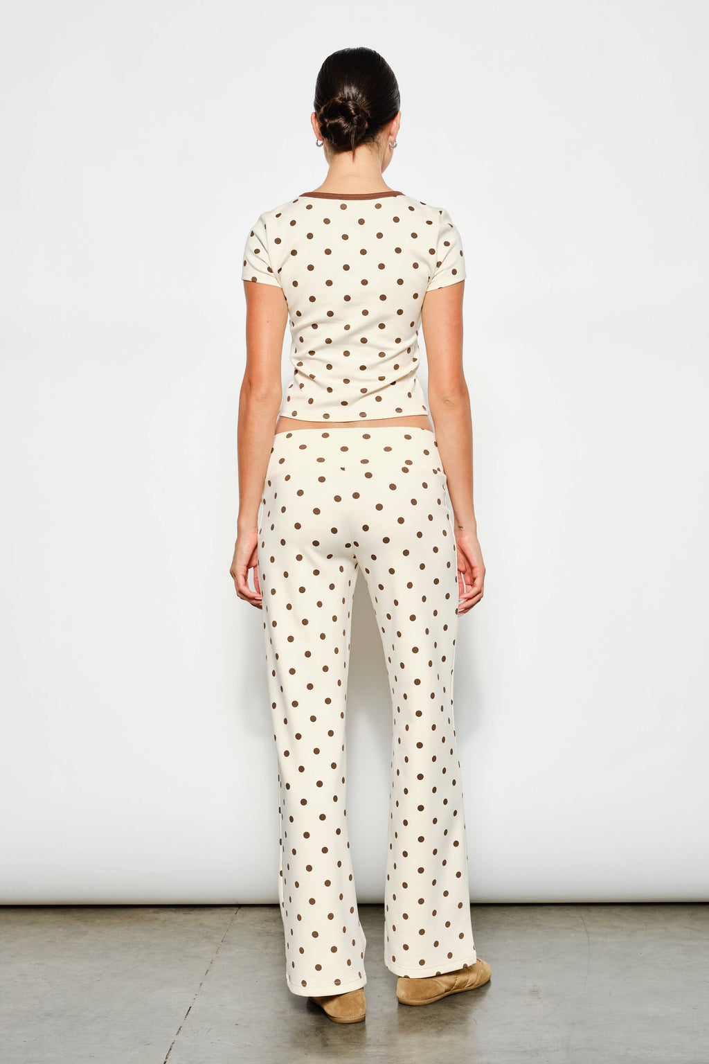 DUKE POLKA DOT FOLDOVER PANTS