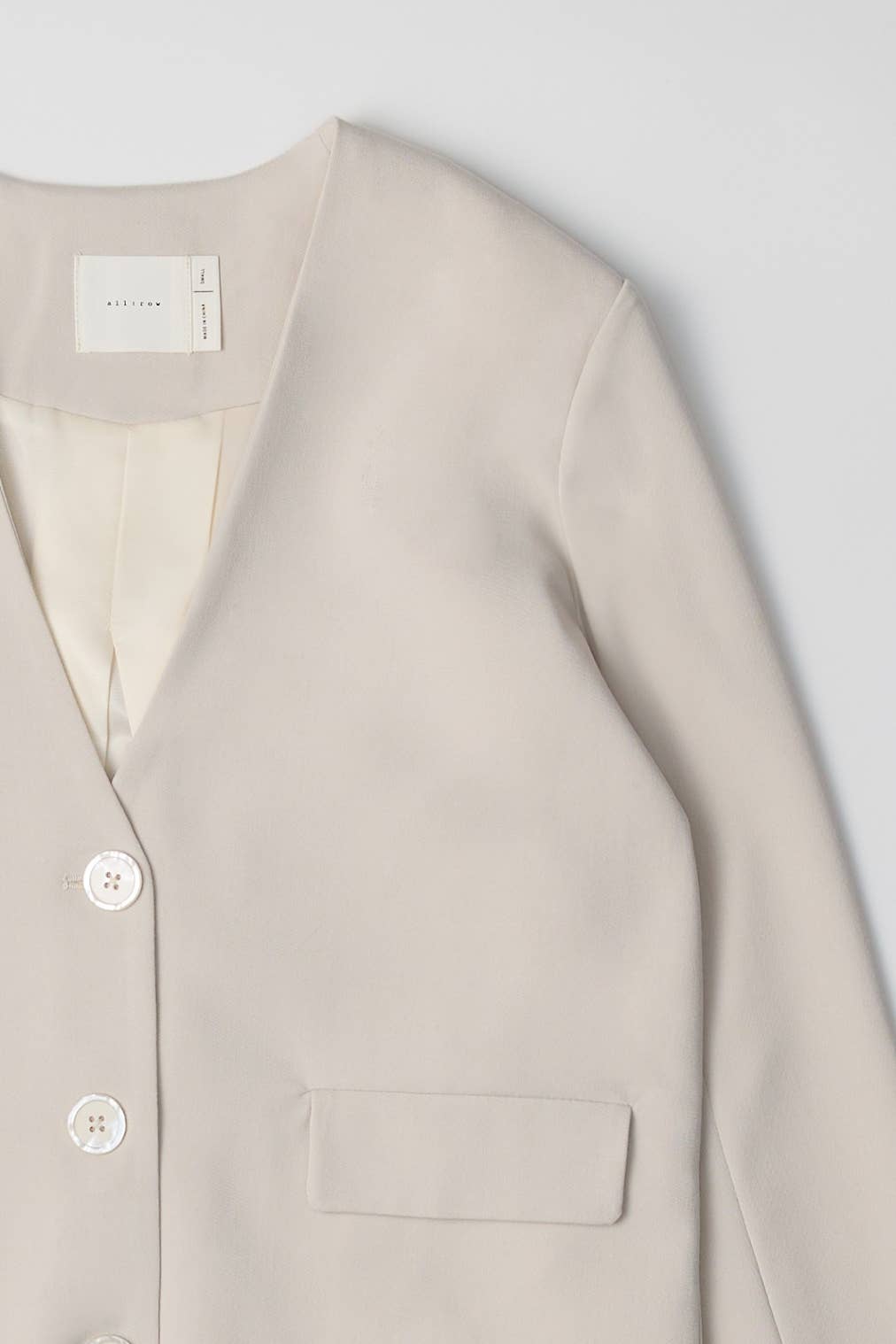 The Eleanor Blazer | Deep V-Neck Oversized Blazer