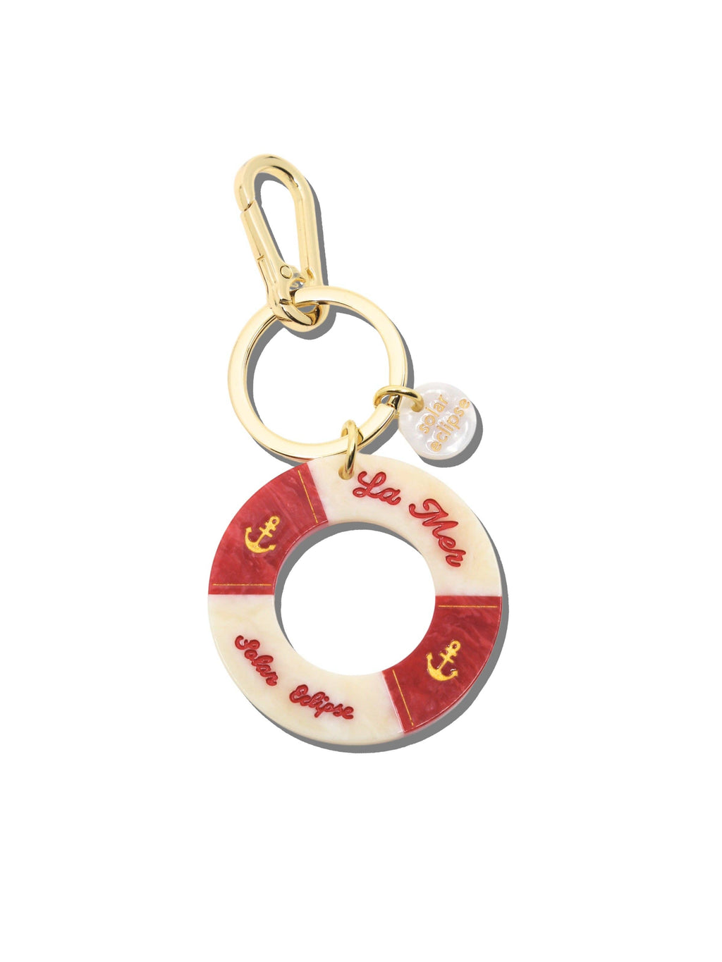 Hand-painted Lifesaver Bag Charm + Keychain