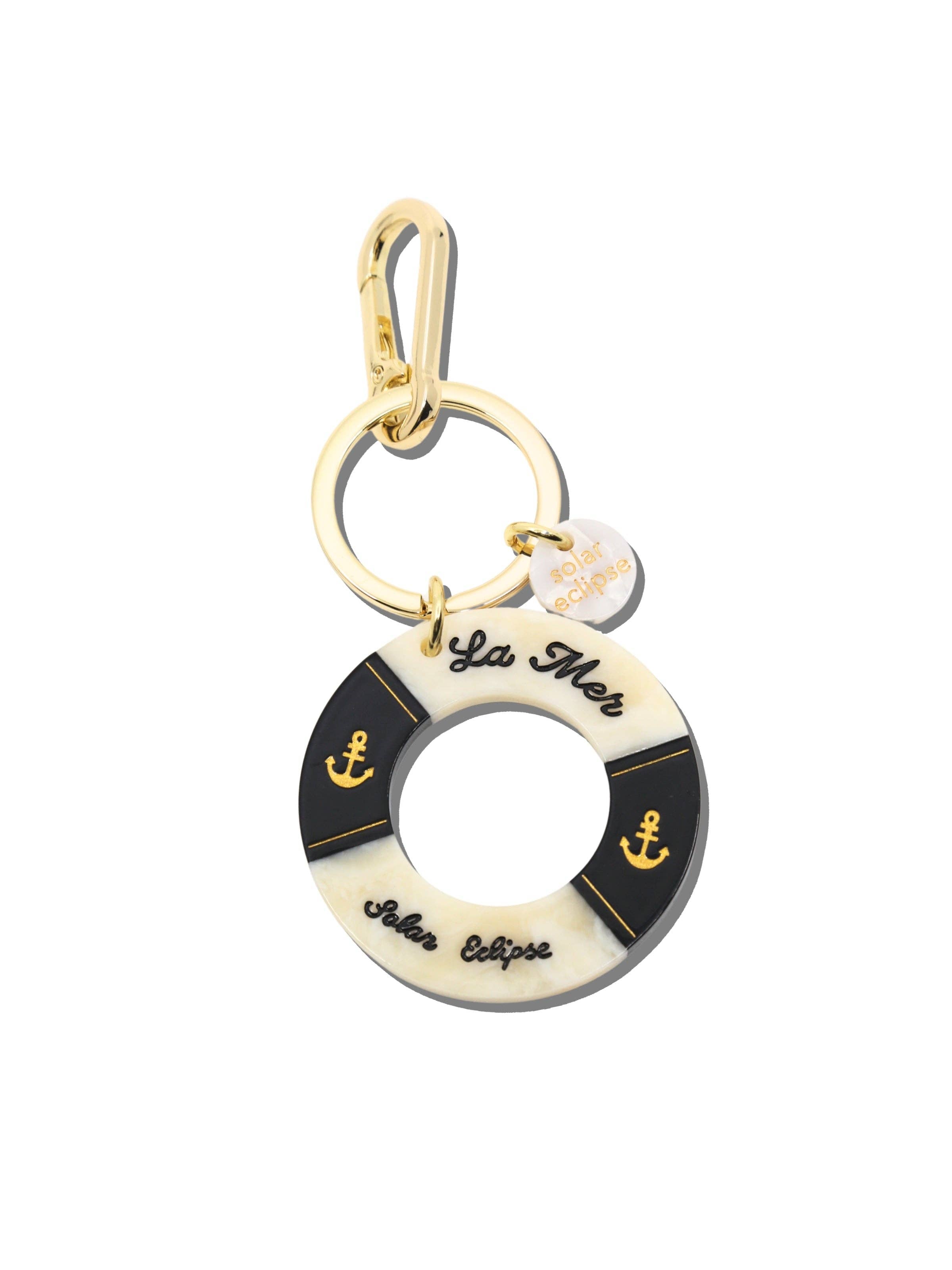 Hand-painted Lifesaver Bag Charm + Keychain