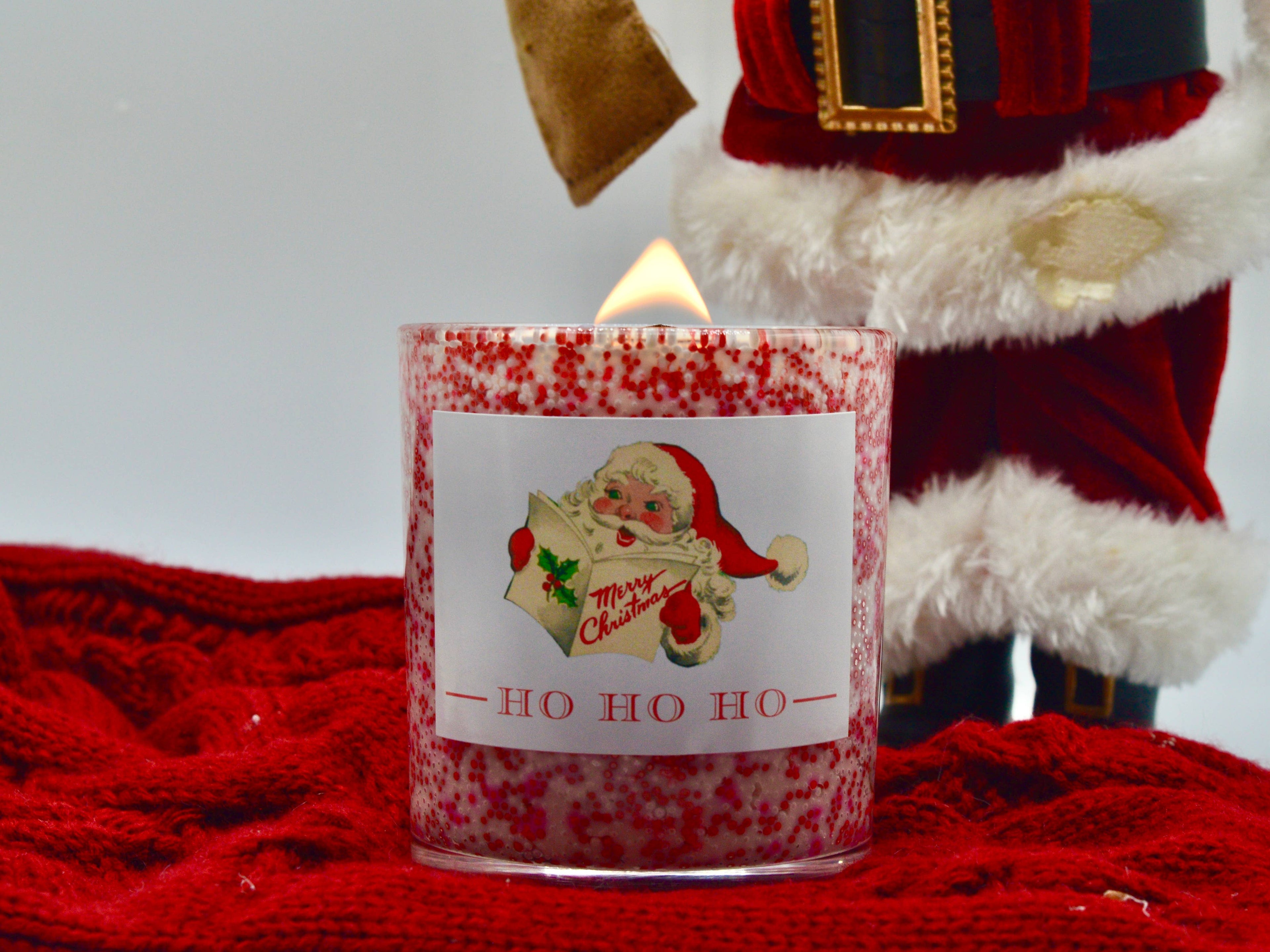Santa Christmas Candle