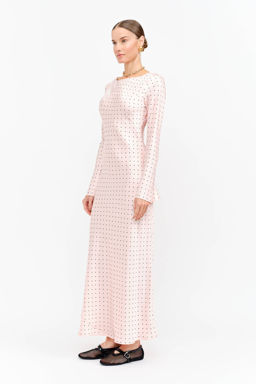 Georgie Pink Dot Dress