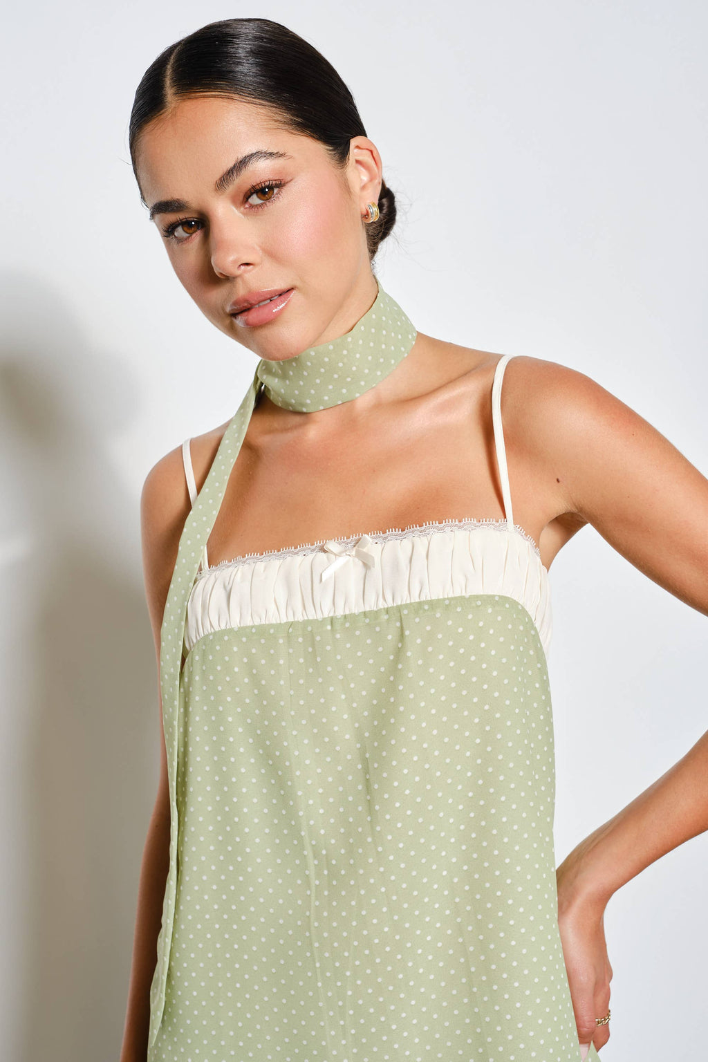 KAILA POLKA DOT MINI DRESS