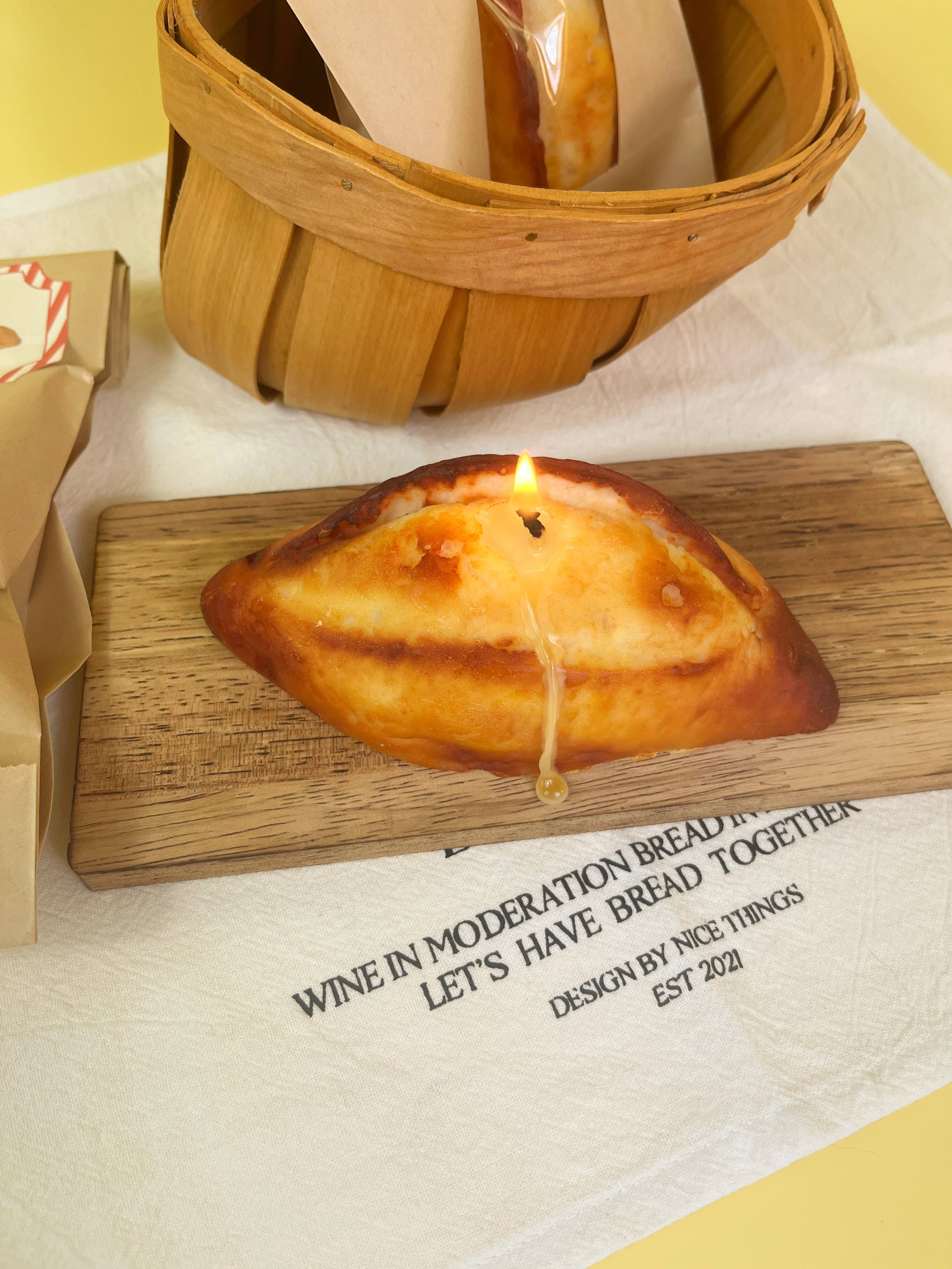 French Baguette Candle
