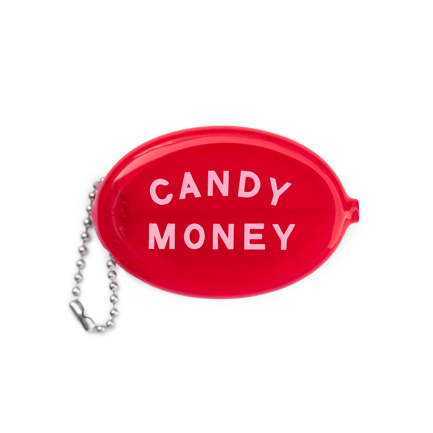 Coin Pouch Keychain - Candy Money (Translucent Red)