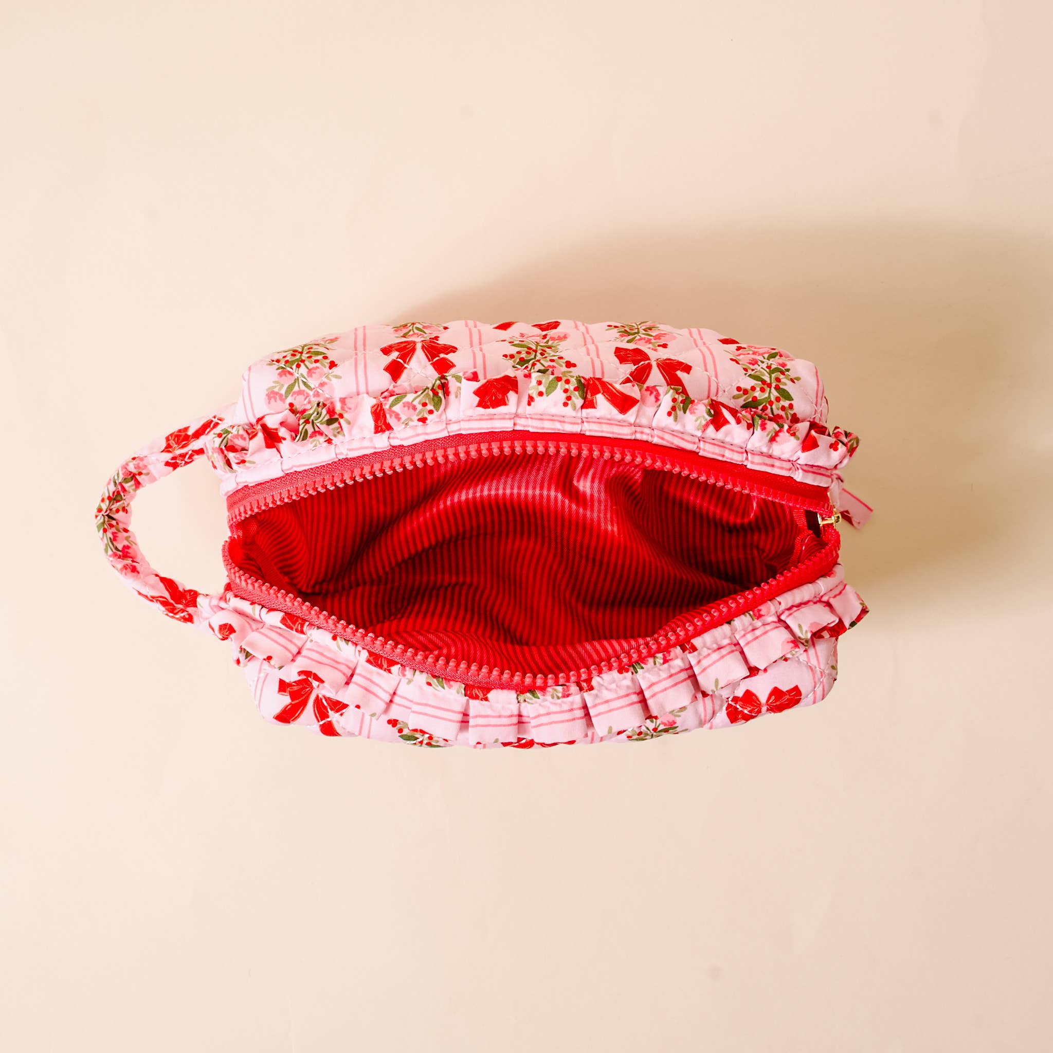 Essentials Quilted Cosmetic Pouch-Oh So Merry