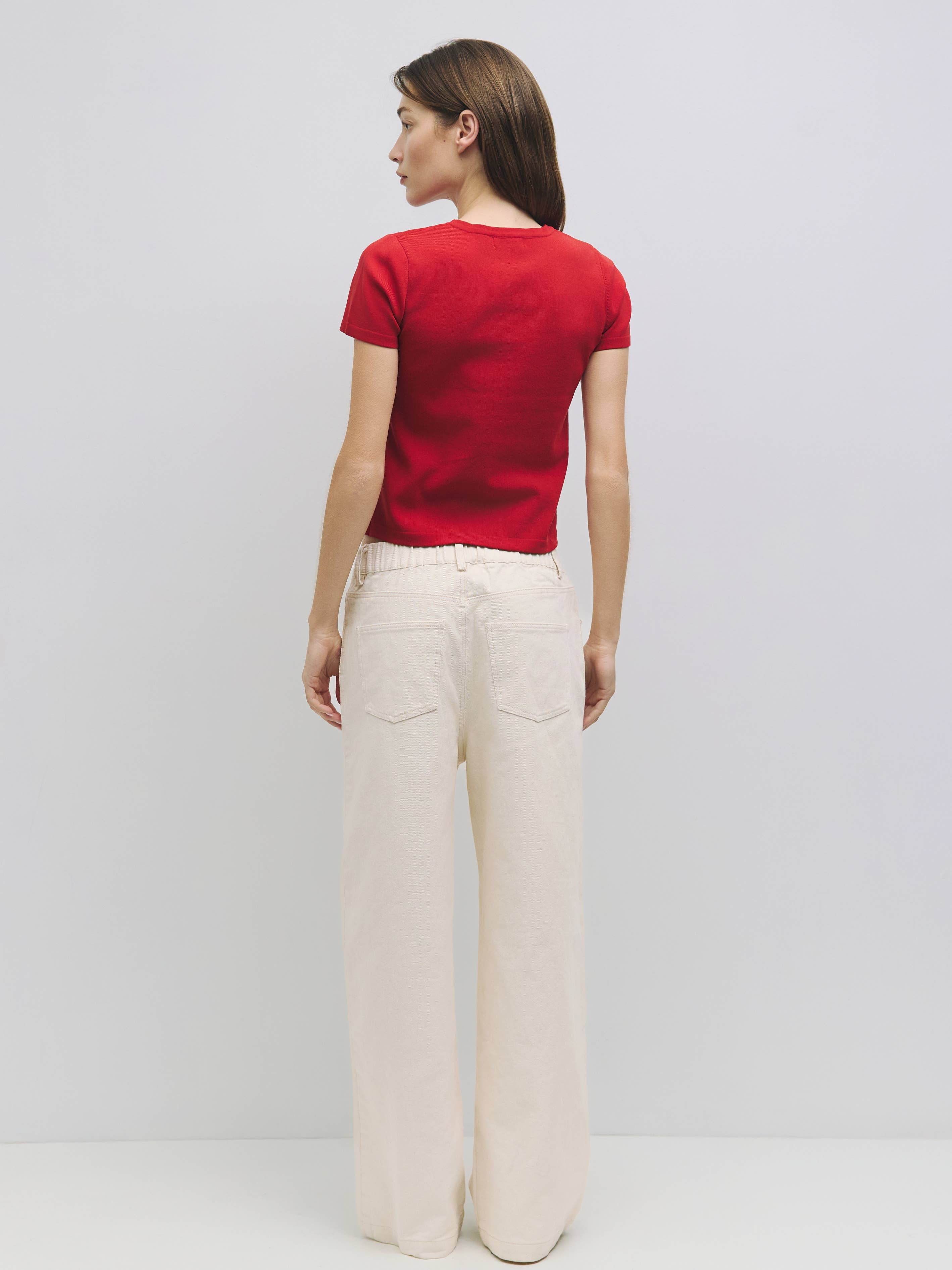 The Clem Sweater | Semi-Cropped Knit Sweater