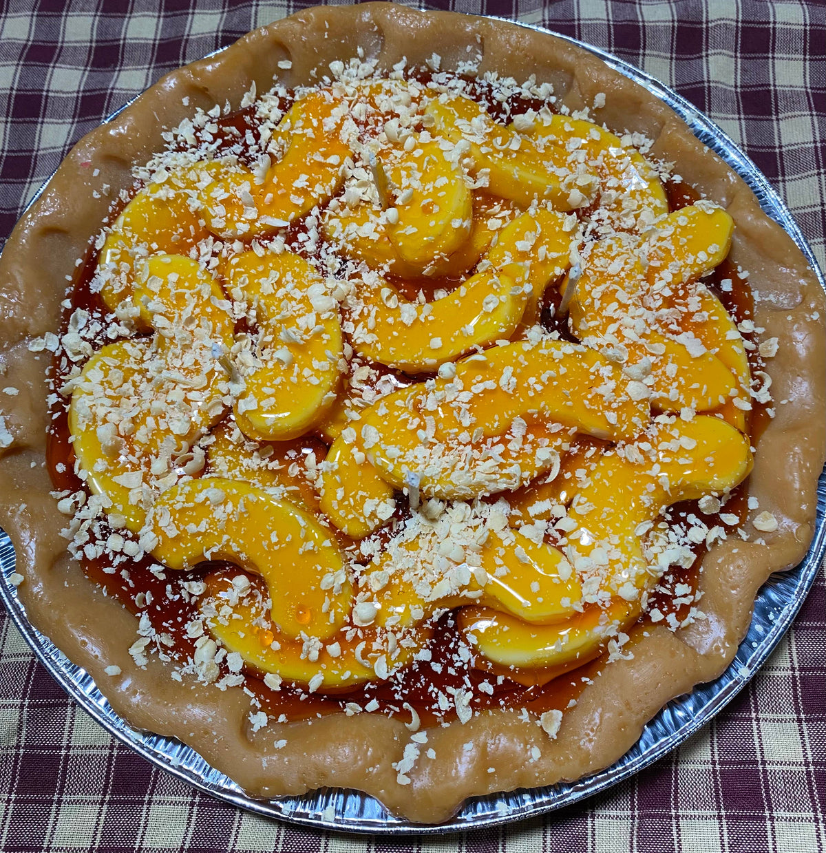 8" Peach Pie Candle