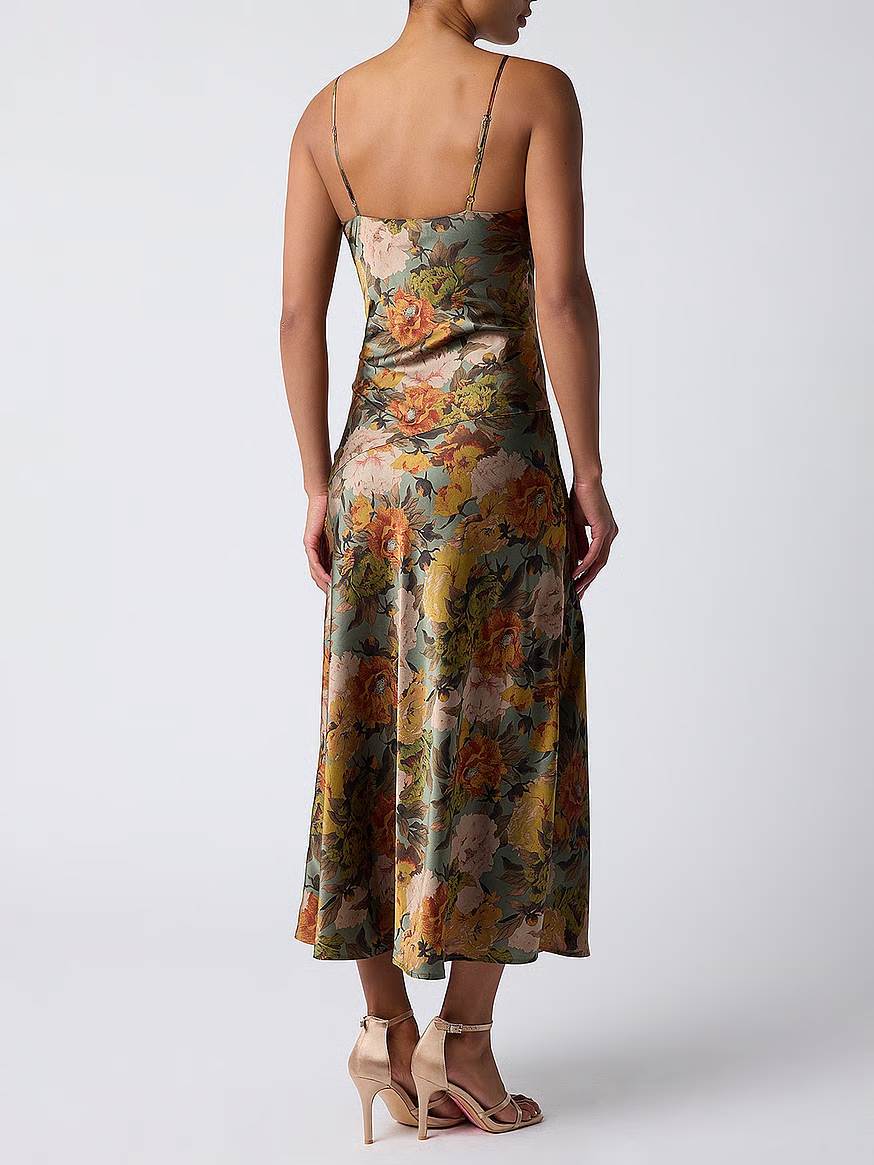 CARRETA MIDI SLIP DRESS