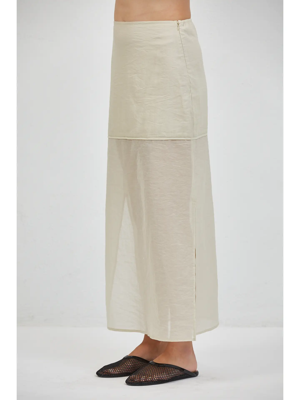 CAMILLE SHEER SKIRT