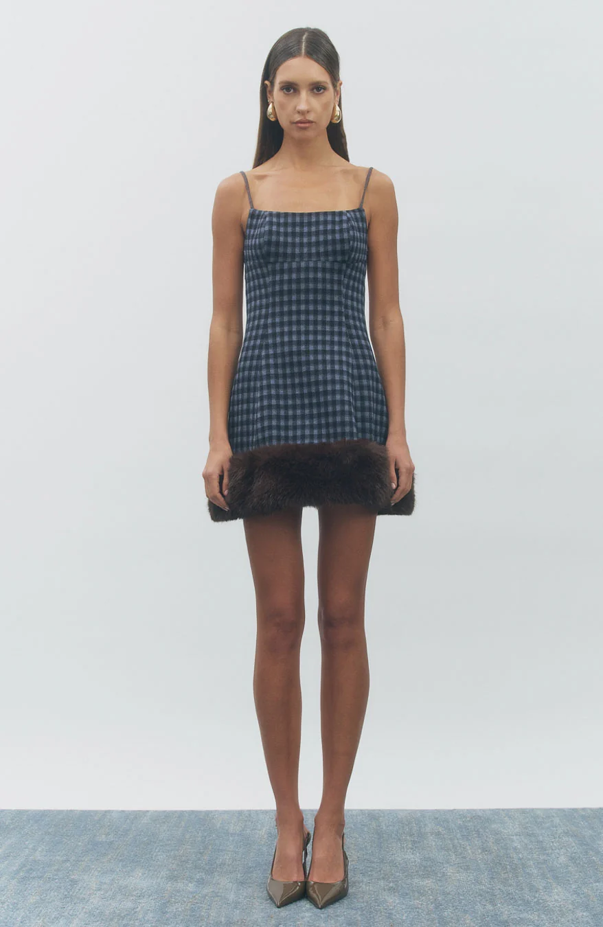 RHEA DRESS GINGHAM