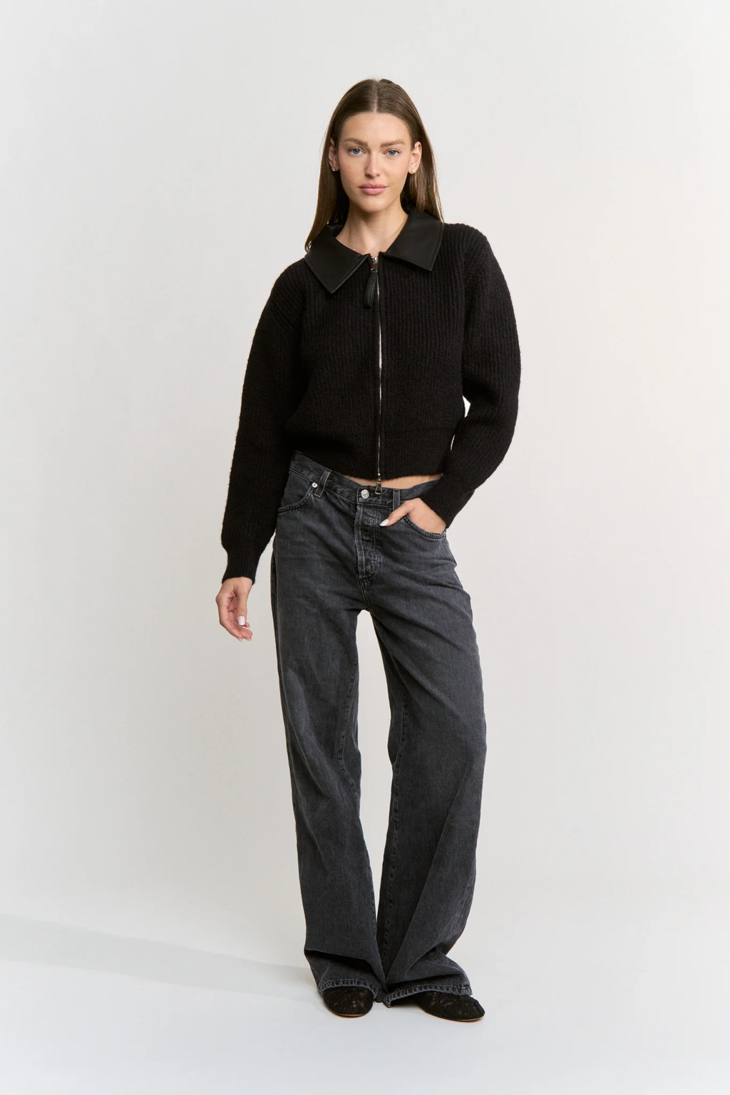 AILEEN SWEATER ZIP JACKET