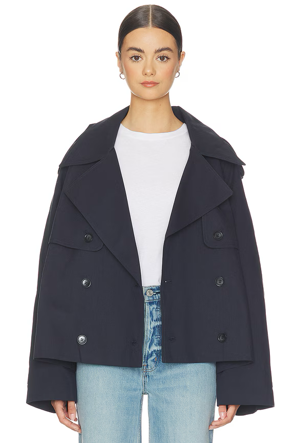 ELEANOR CROPPED TRENCH COAT