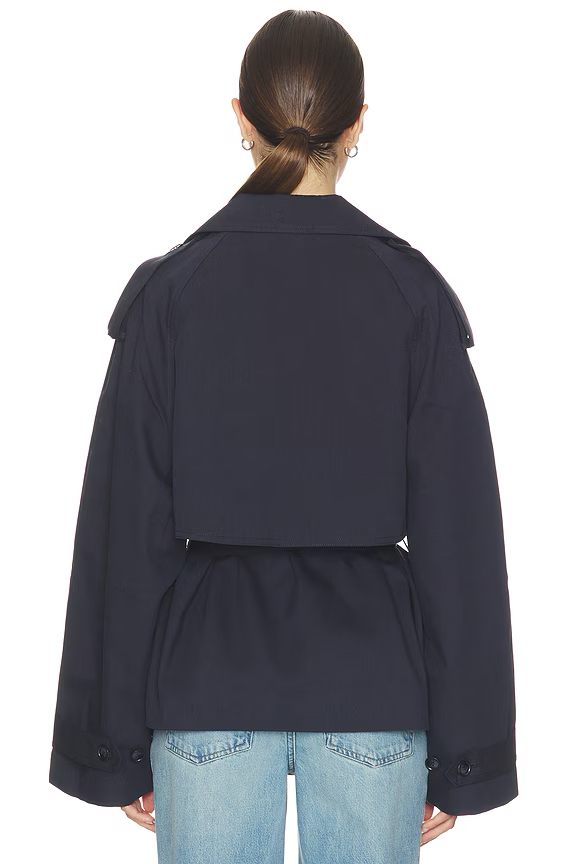 ELEANOR CROPPED TRENCH COAT