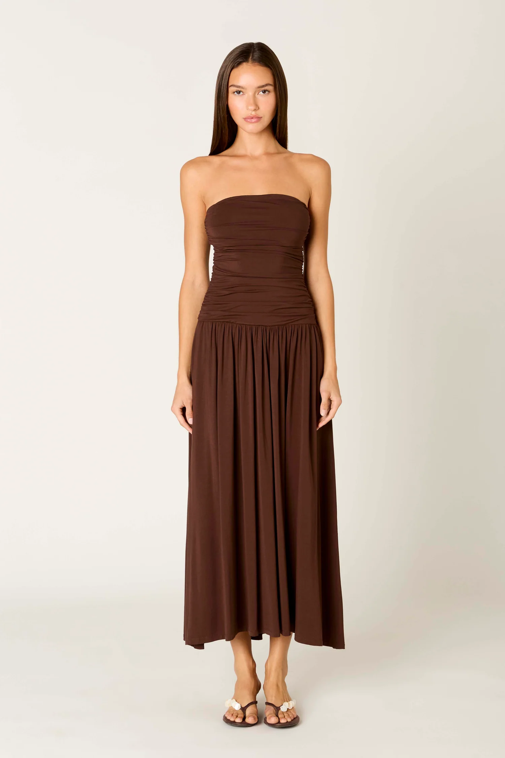 VISCOSE SANTAL DRESS
