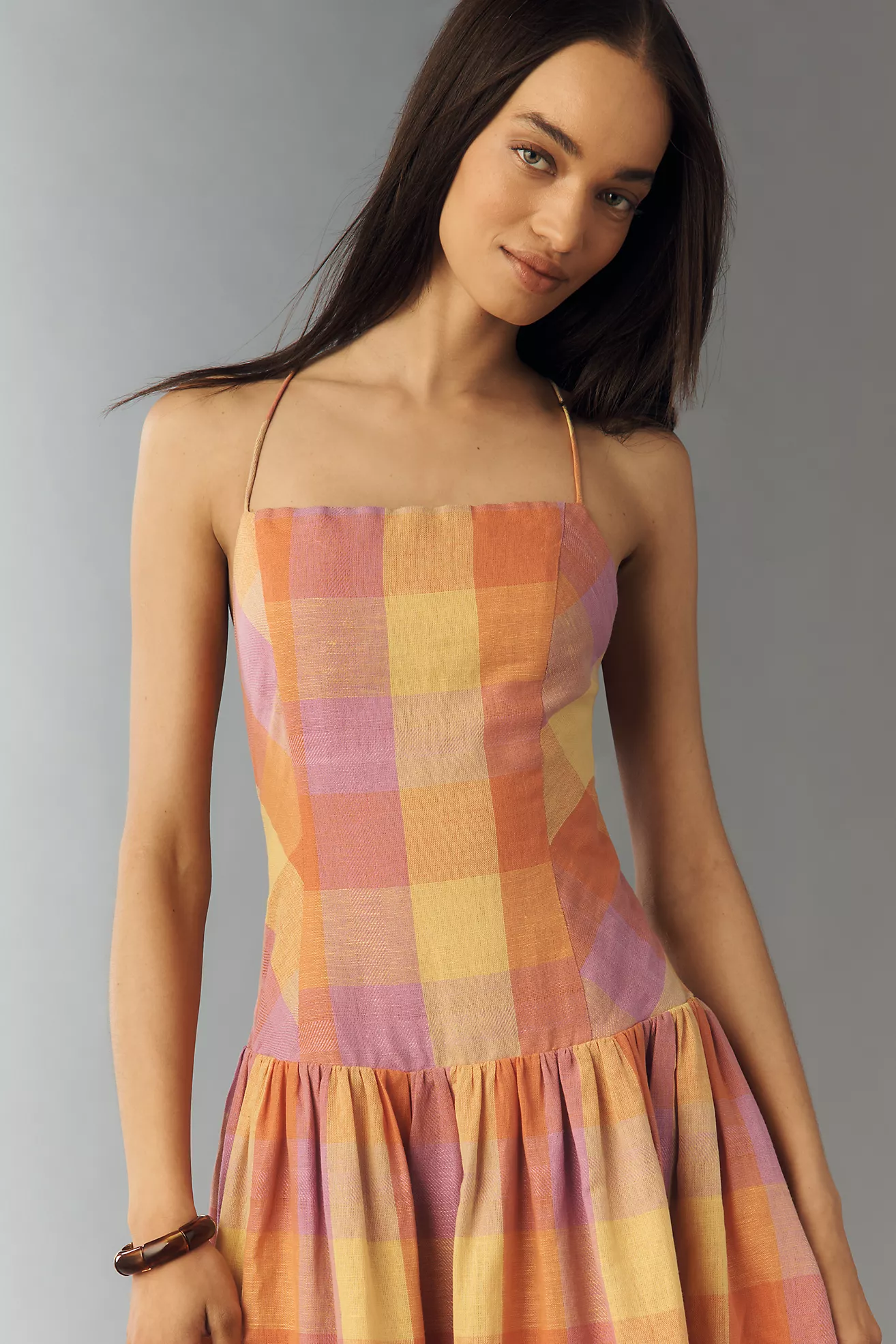JUNA DROP-WAIST DRESS